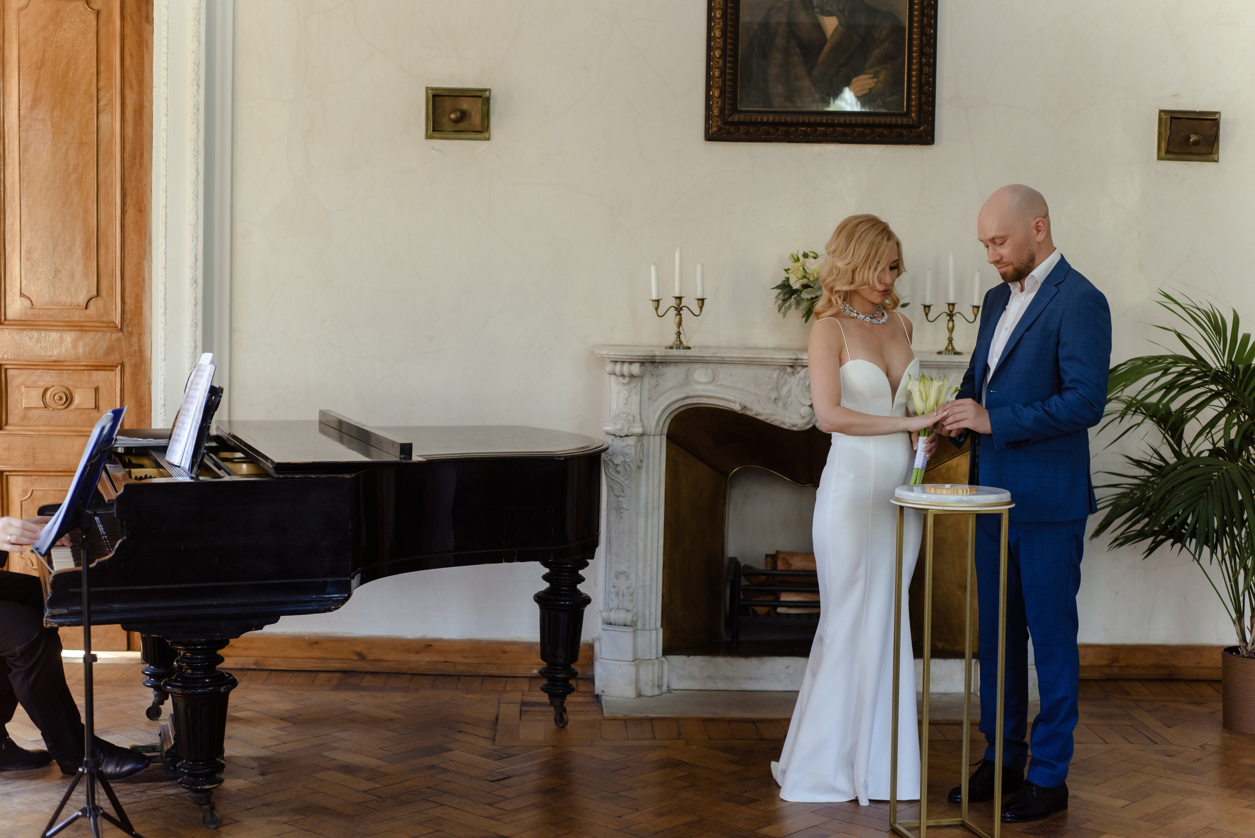 Свадьба в библиотеке Пушкина. Фотограф Диана Вальтер