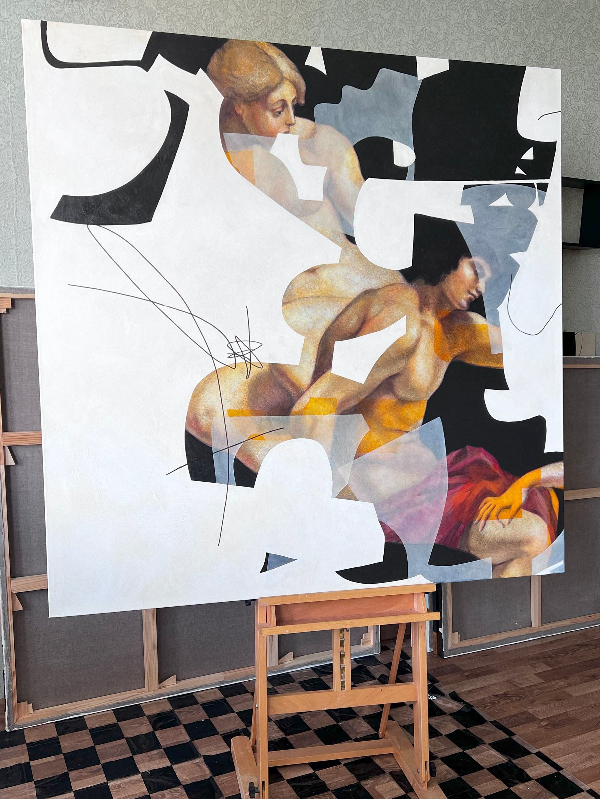 Квинтет. Художник-абстракционист Ольга Рикун. Москва