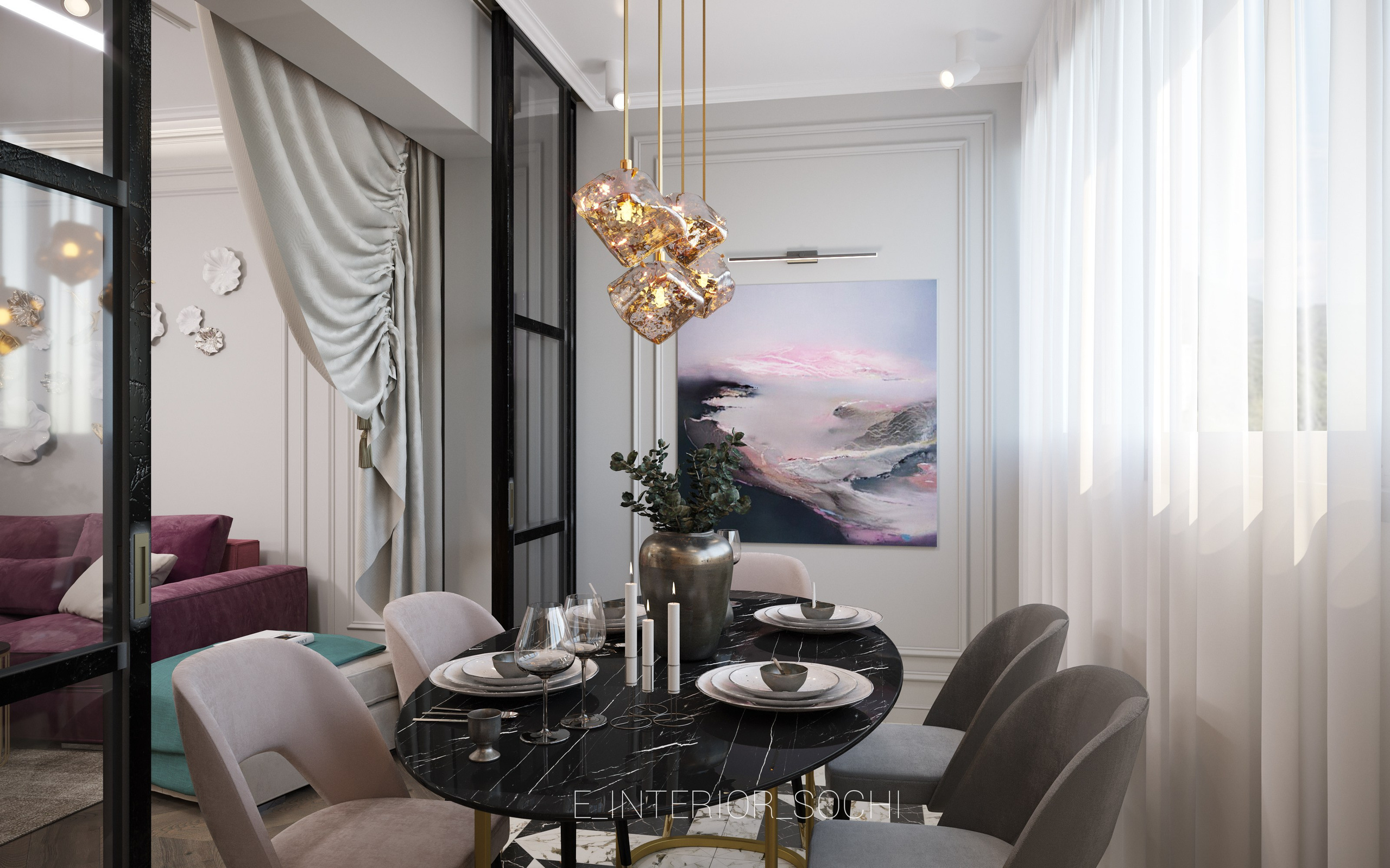 CHERRY MOOD. Дизайн интерьера Евгения Тисленко