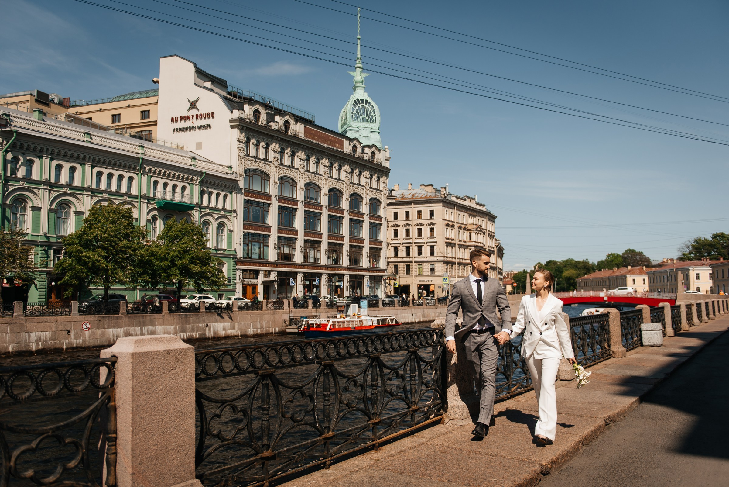 свадебная фотосессия у Красного моста