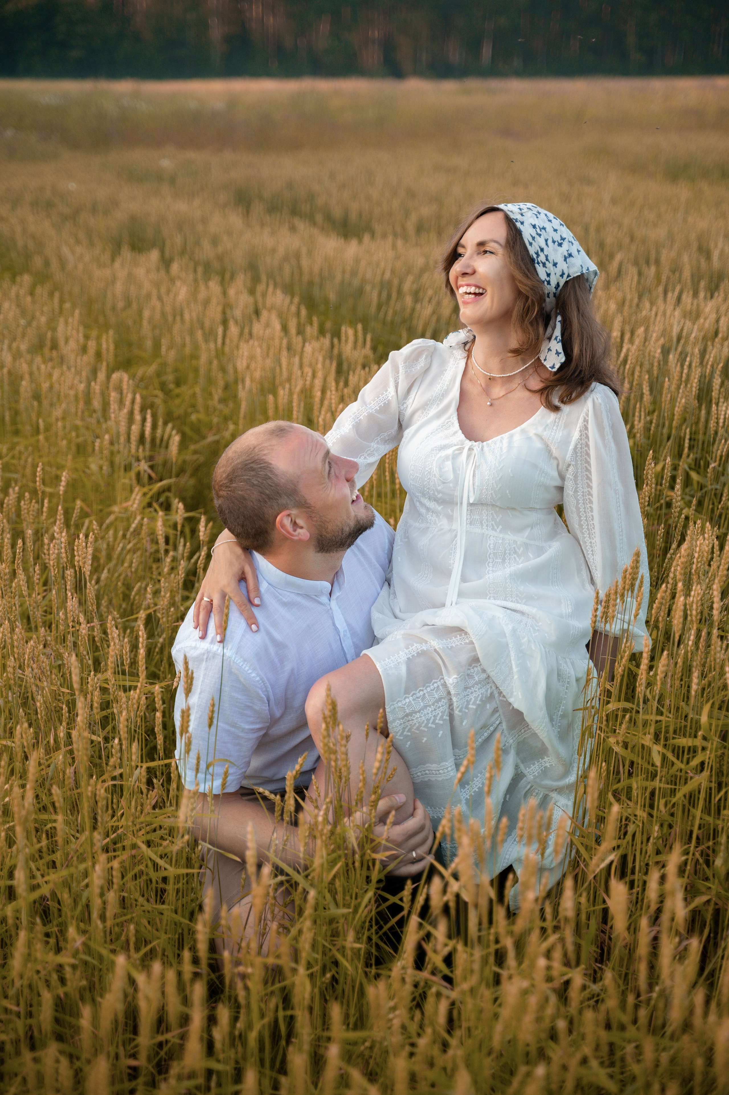 В полях. Фотограф Юлия Кондратьева