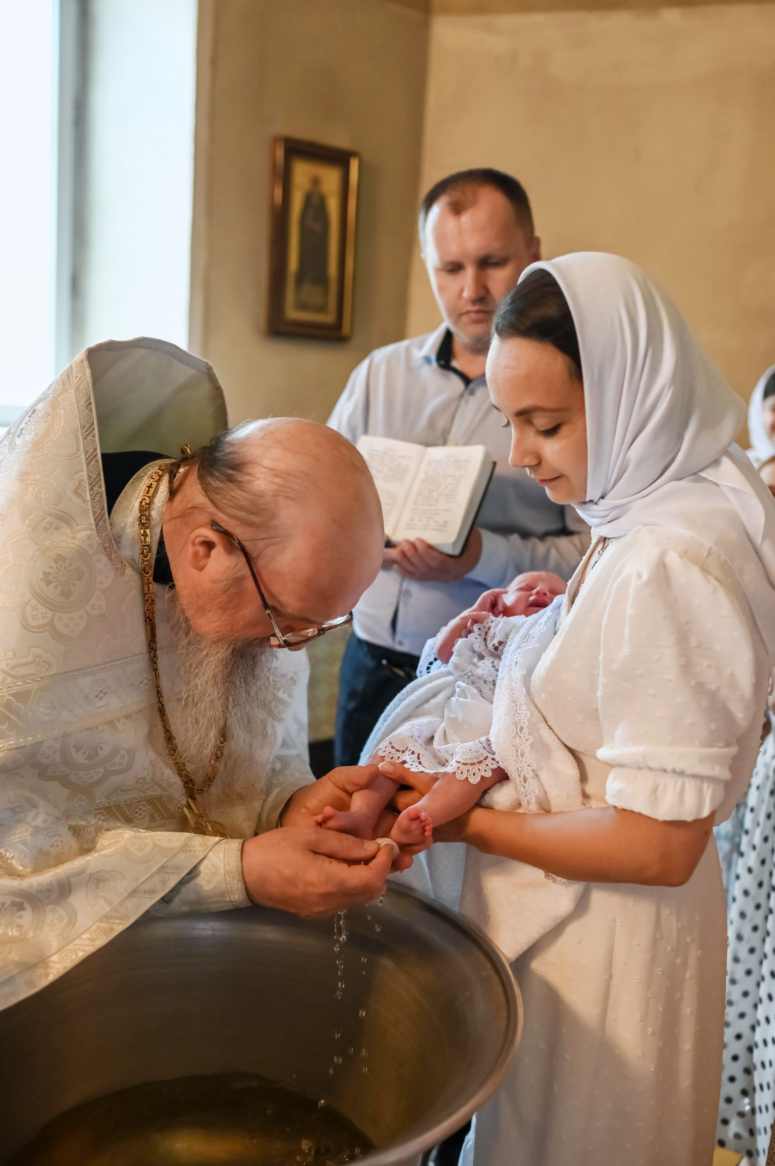Крещение Ксении. Семейный фотограф в г. Воскресенск Наталия Молева