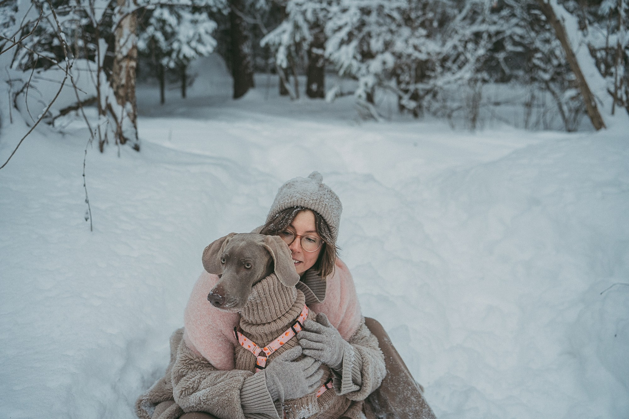 Лена и Фанни. Фотограф анималист в Москве и Санкт-Петербурге Свиридова Анна