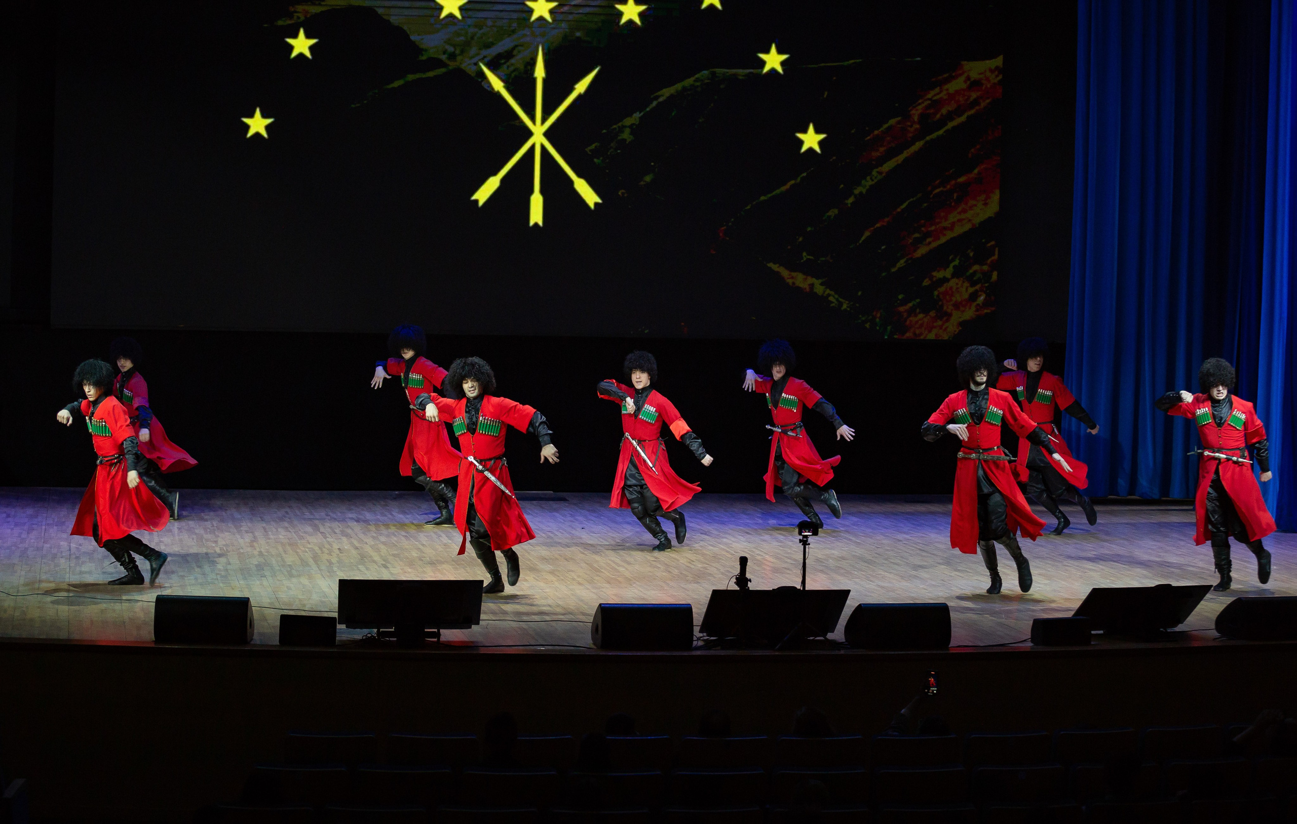 Юбилейный концерт танцевального коллектива «Адыги». Репортажный фотограф в Москве