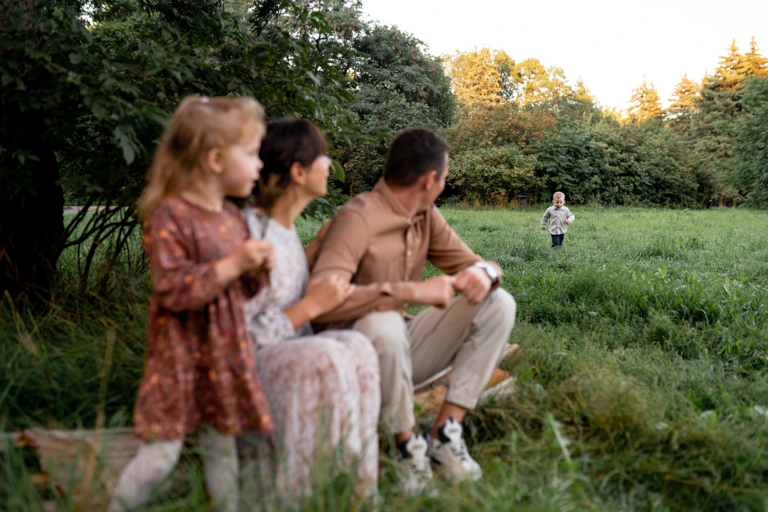 Слава, Саша, Ева и Максим. Семейный фотограф в Москве Лилия Лебедева