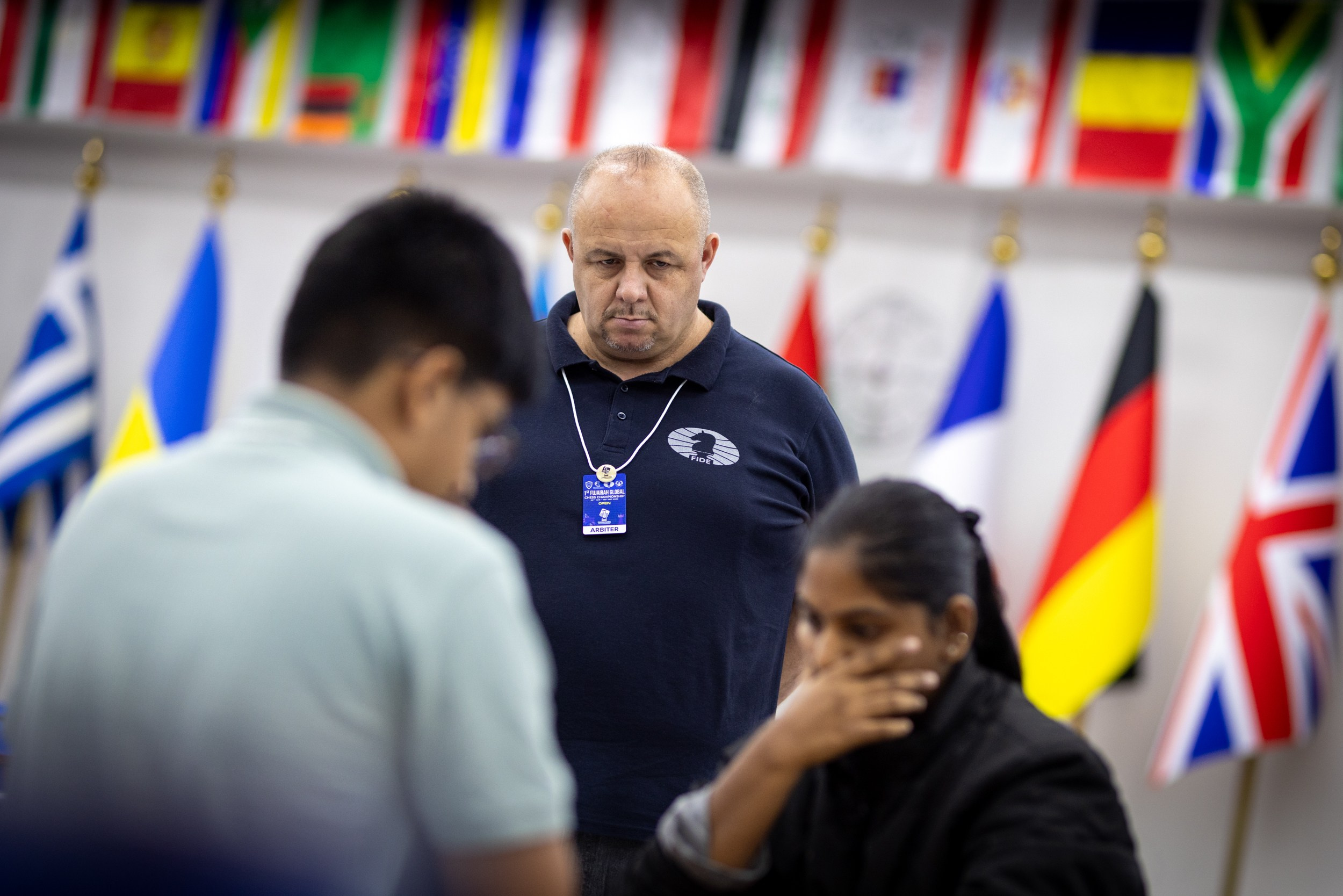 2025.08.26 1st. FUJAIRAH GLOBAL Chess Championship — Round2. Фотограф Анна Штурман (репортажная съёмка любых событий и мероприятий) Anna Shtourman photographer