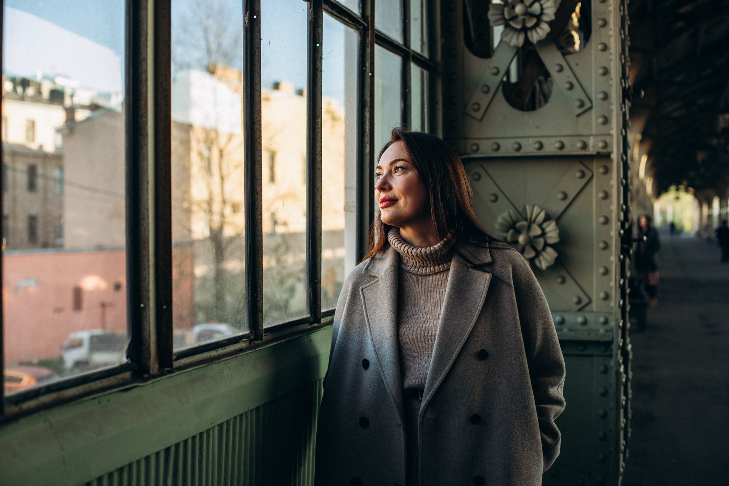 Татьяна в ноябре. Фотопрогулка в Петербурге. Индивидуальный и семейный фотограф в Санкт-Петербурге