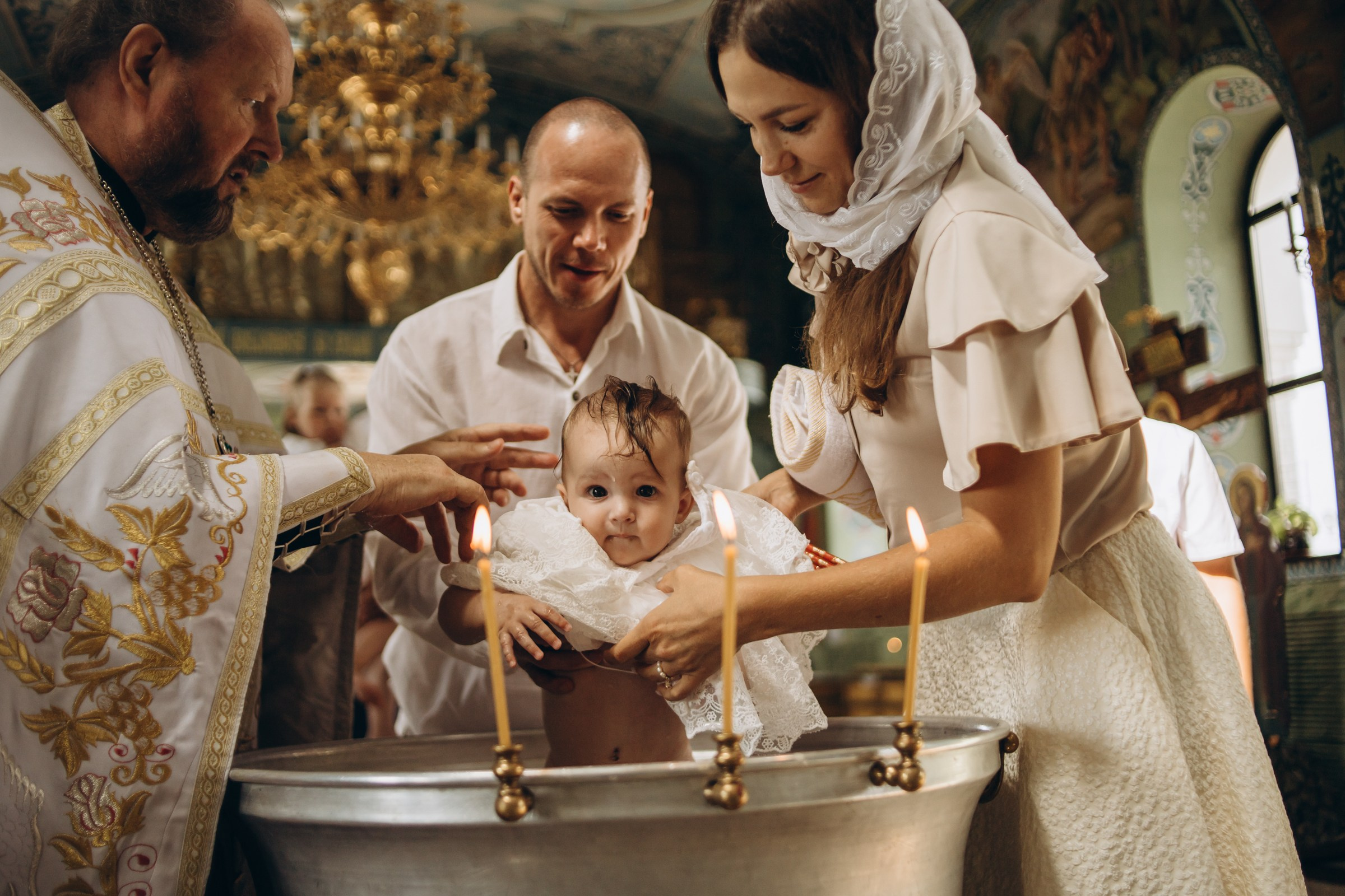 Крещение Варвары и Елизаветы. Семейный фотограф в Волгодонске Краченцева Анна