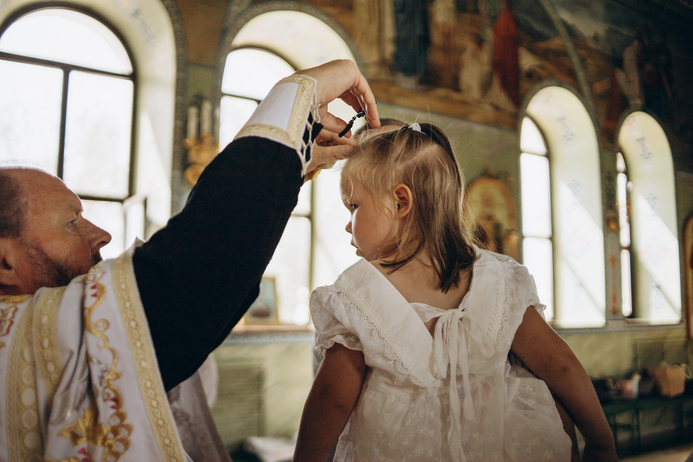 Крещение Варвары и Елизаветы. Семейный фотограф в Волгодонске Краченцева Анна