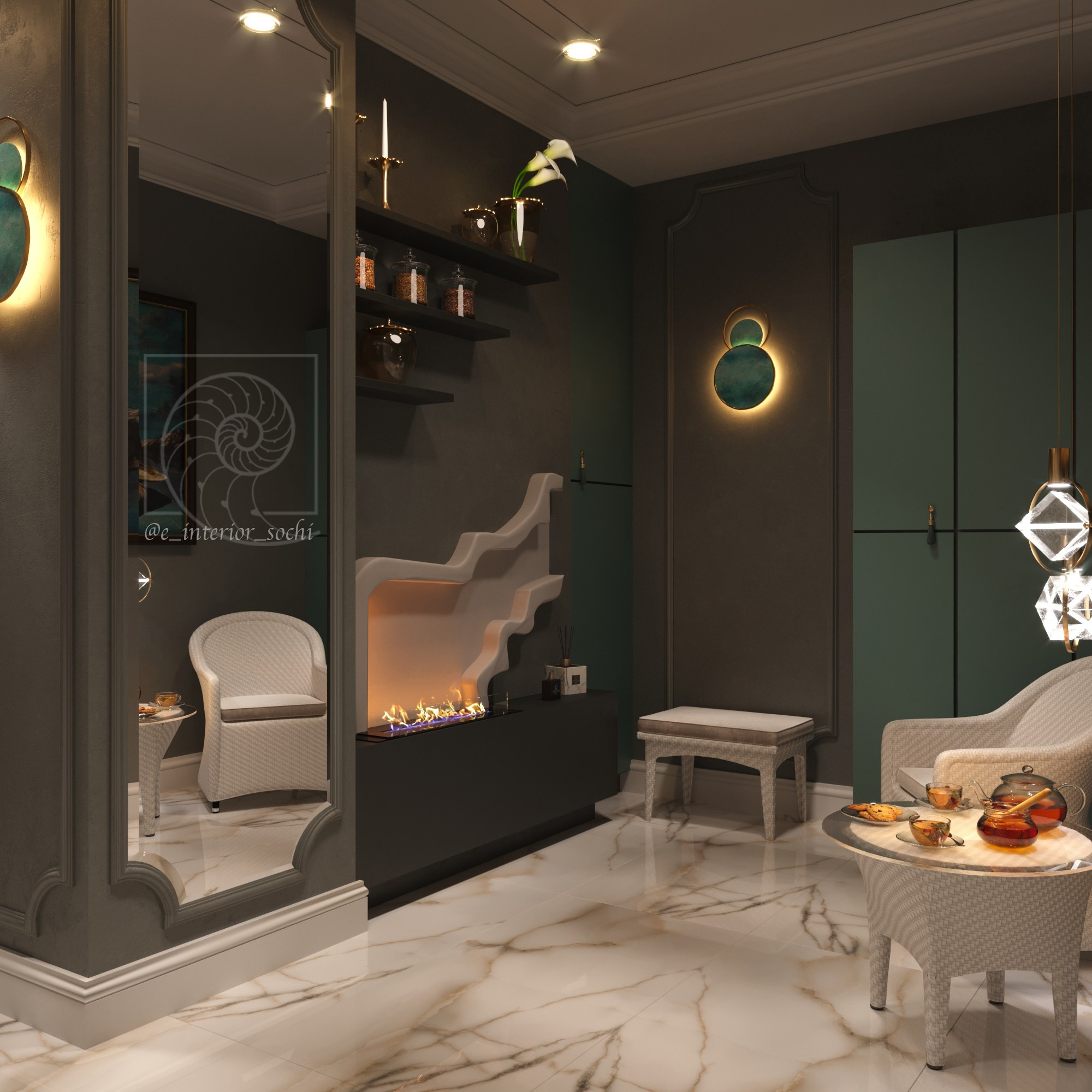 BEAUTY_SONATA. Дизайн интерьера Евгения Тисленко