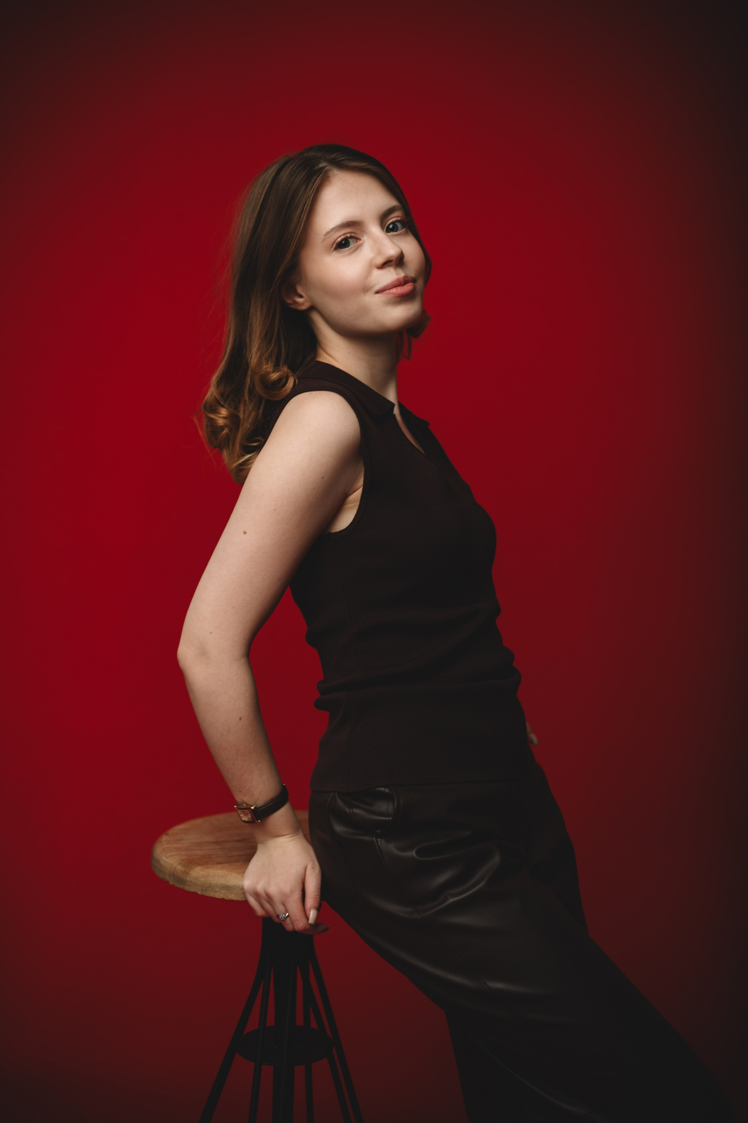 Индивидуальная съемка в студии. Фотограф Аня Платонова