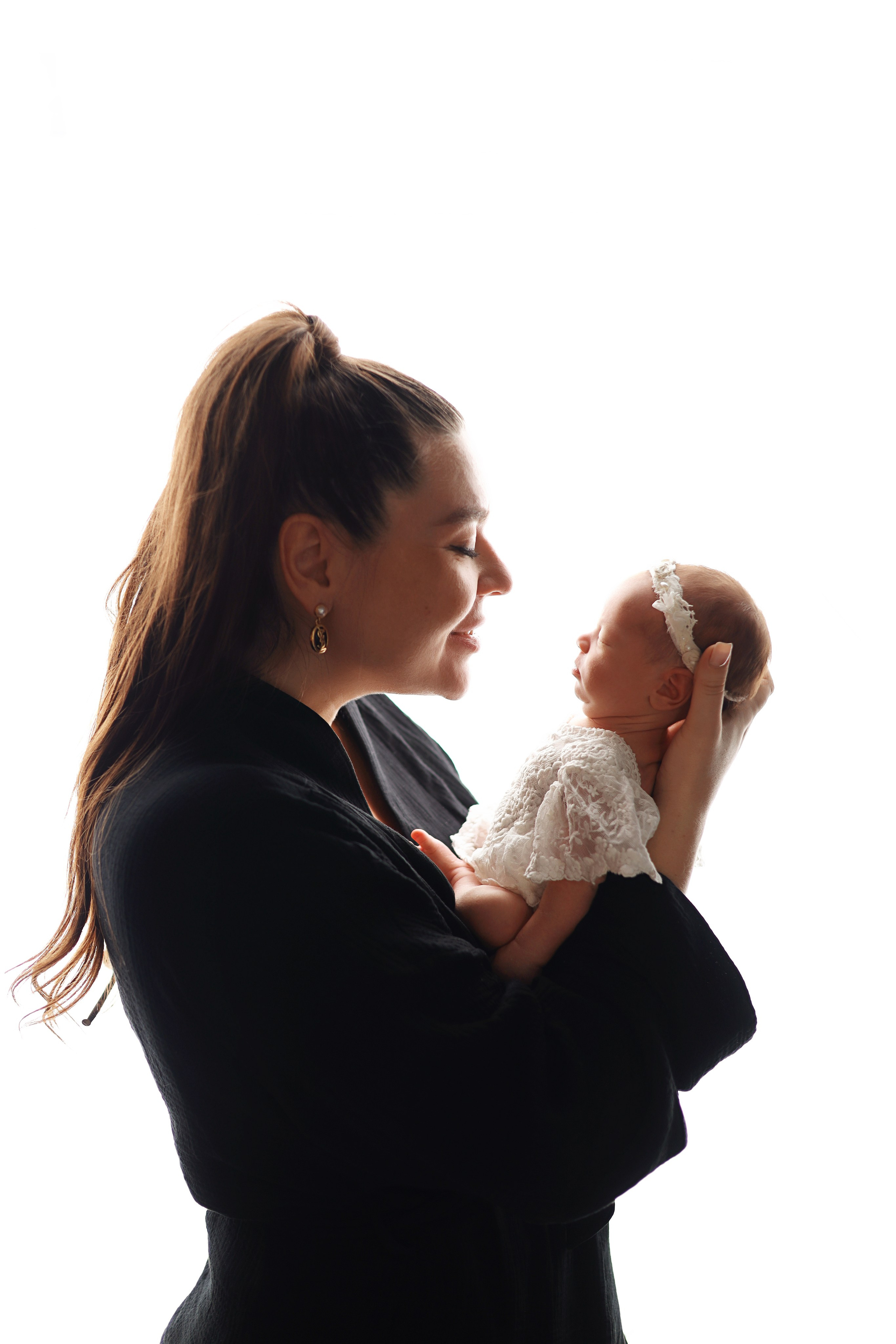 Ньюборн съемка Стефании, максимальный пакет. Фотограф новорожденных Москва. Ньюборн фотограф Москва