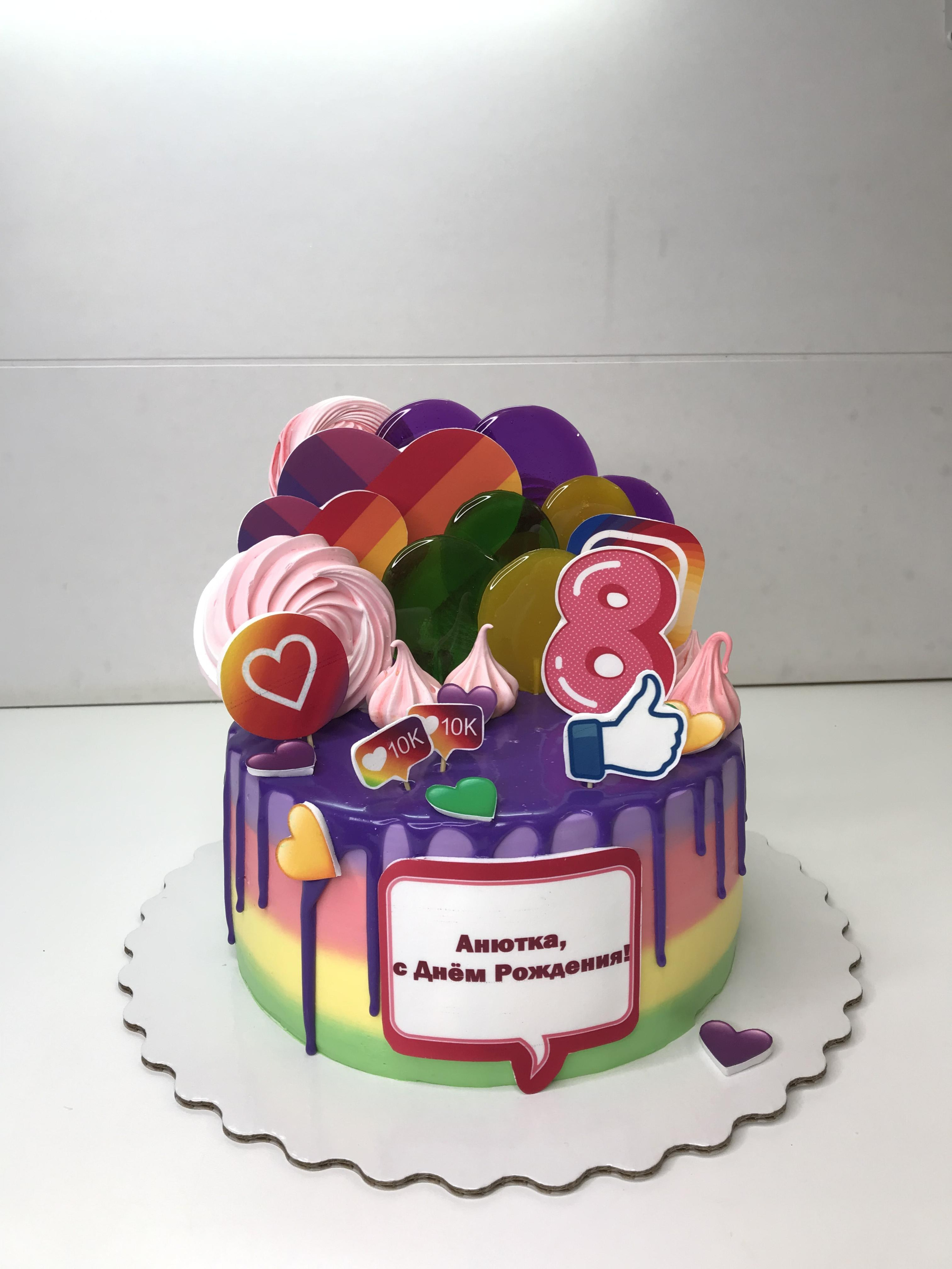 Торты. Katyasugarsugar капкейки, зефир, торты Москва