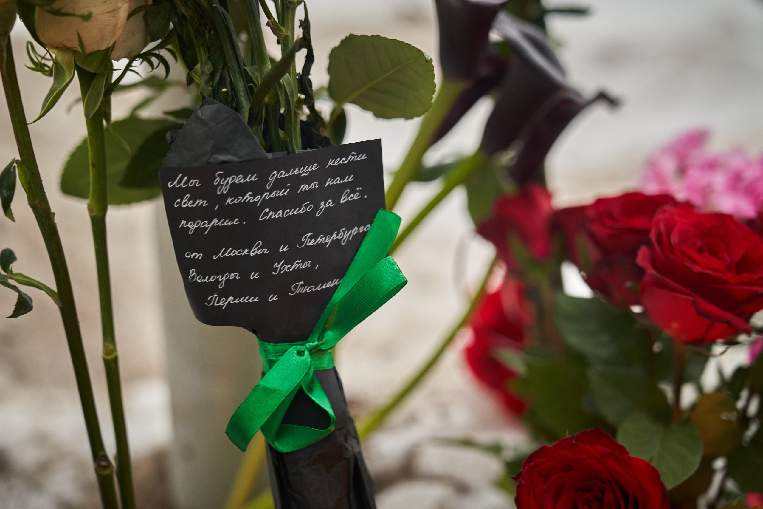 Похороны Алексея Навального. Дзешульская, фотограф