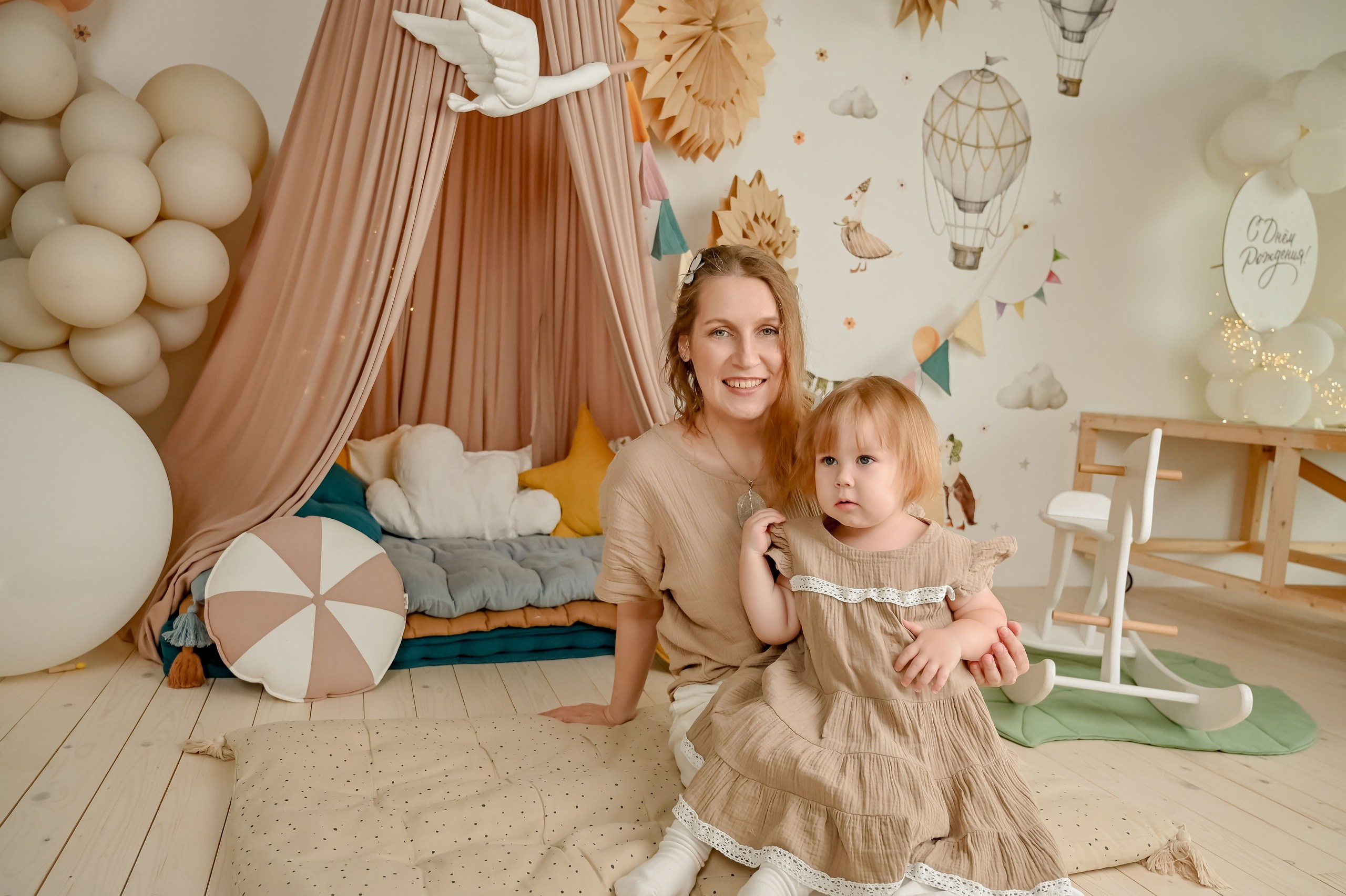 Студийная фотоссессия, 2 годика. Семейный и свадебный фотограф в г. Уфа Динара