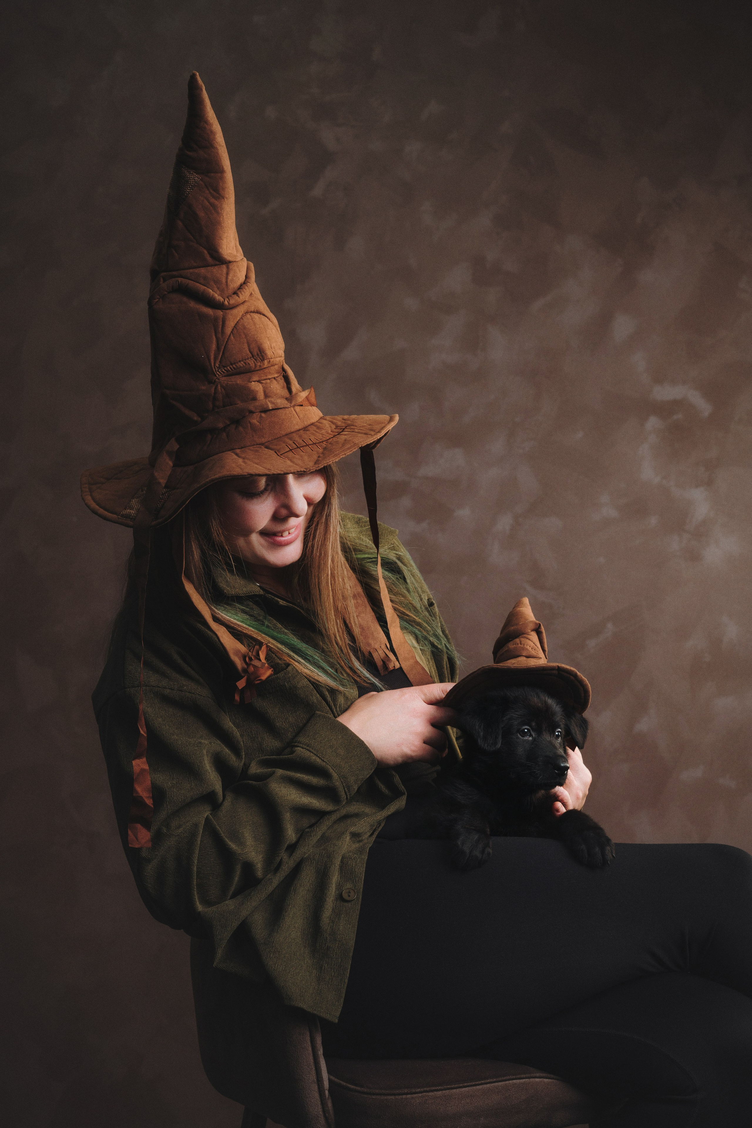 Аня и Базилика. Фотограф анималист Осипчикова Мария