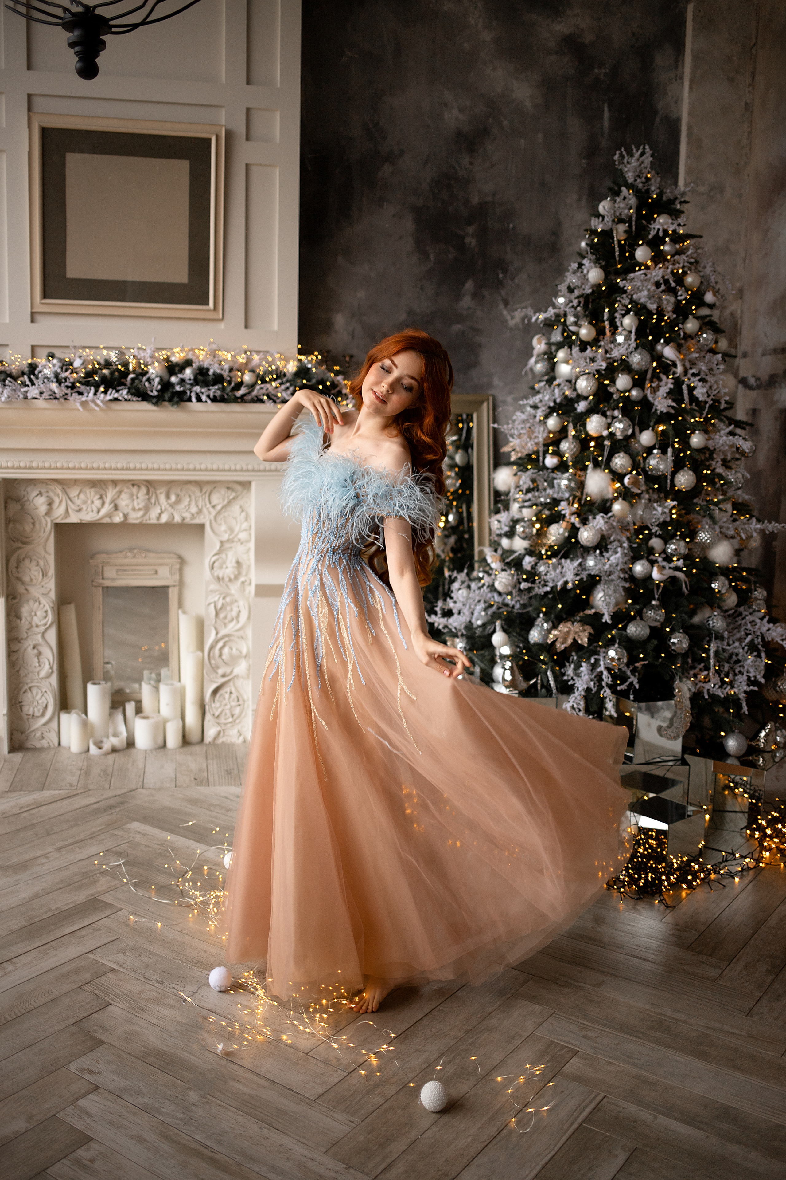 Видео-урок по обработке «Женского новогоднего портрета». Женский, детский и семейный фотограф Анастасия Федюкина в Москве