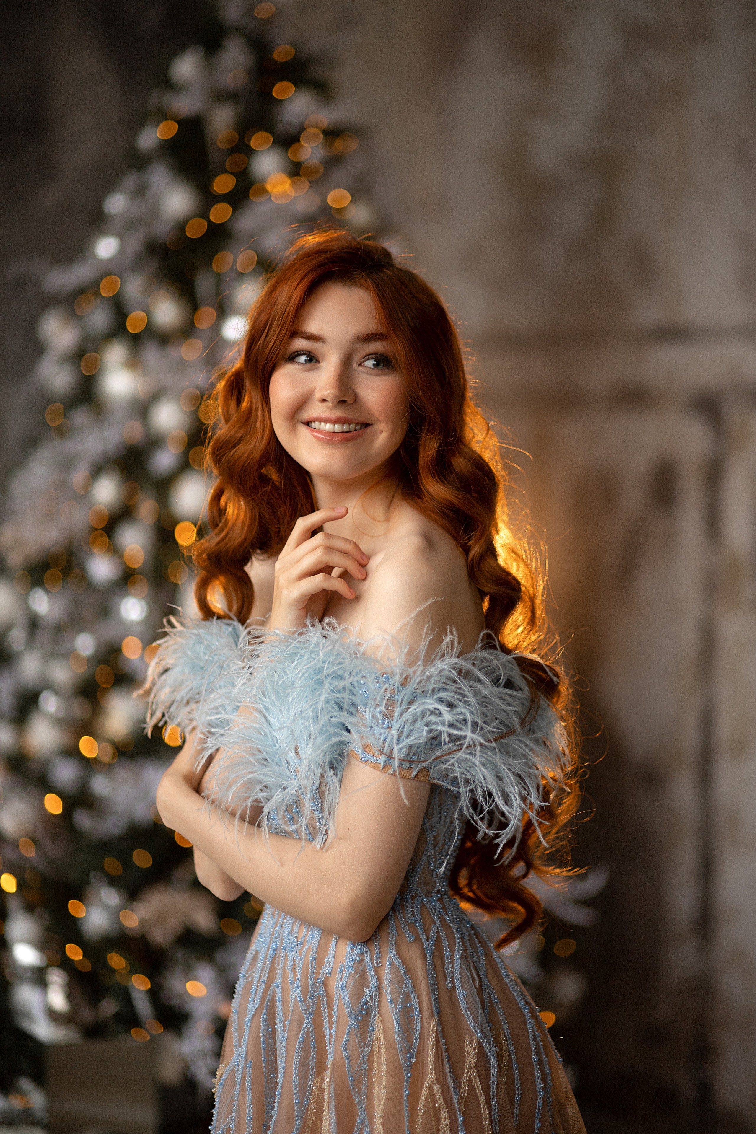 Видео-урок по обработке «Женского новогоднего портрета». Женский, детский и семейный фотограф Анастасия Федюкина в Москве