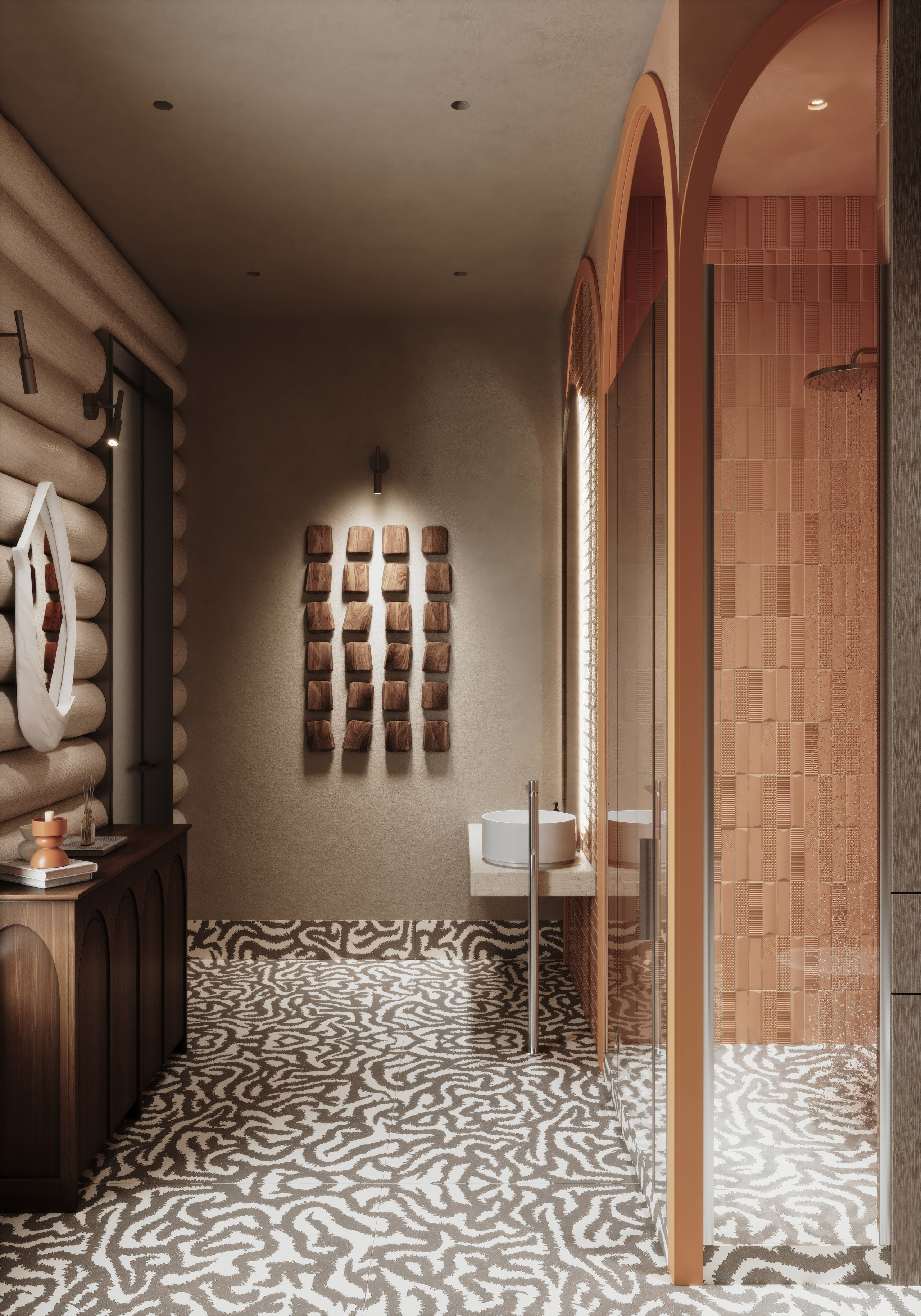 Country house Bathroom | Ashe Home. Середа Юлия | Визуализация