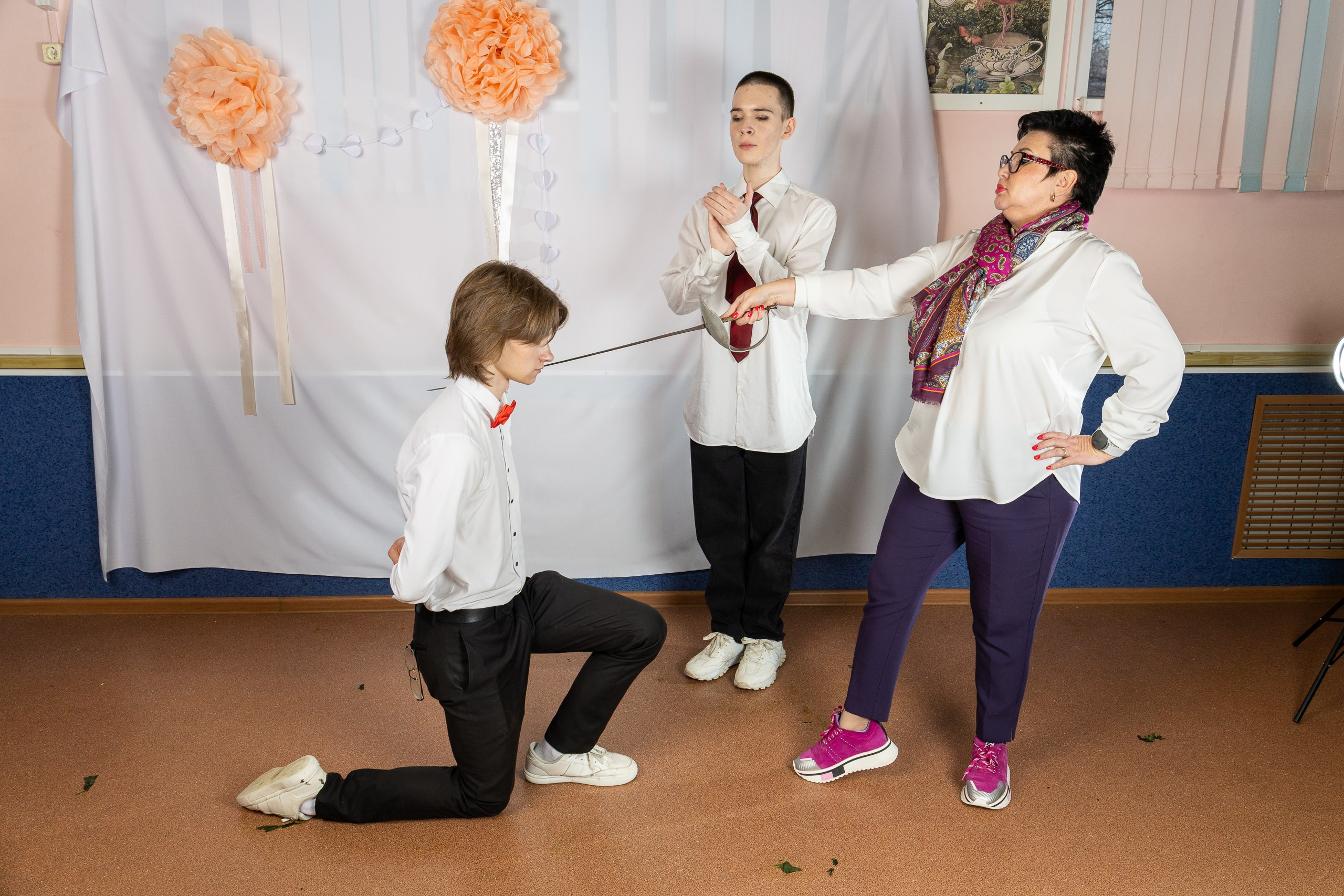 8 марта 2026. Поздравление ребят из 11 класса своих одноклассниц. Главная