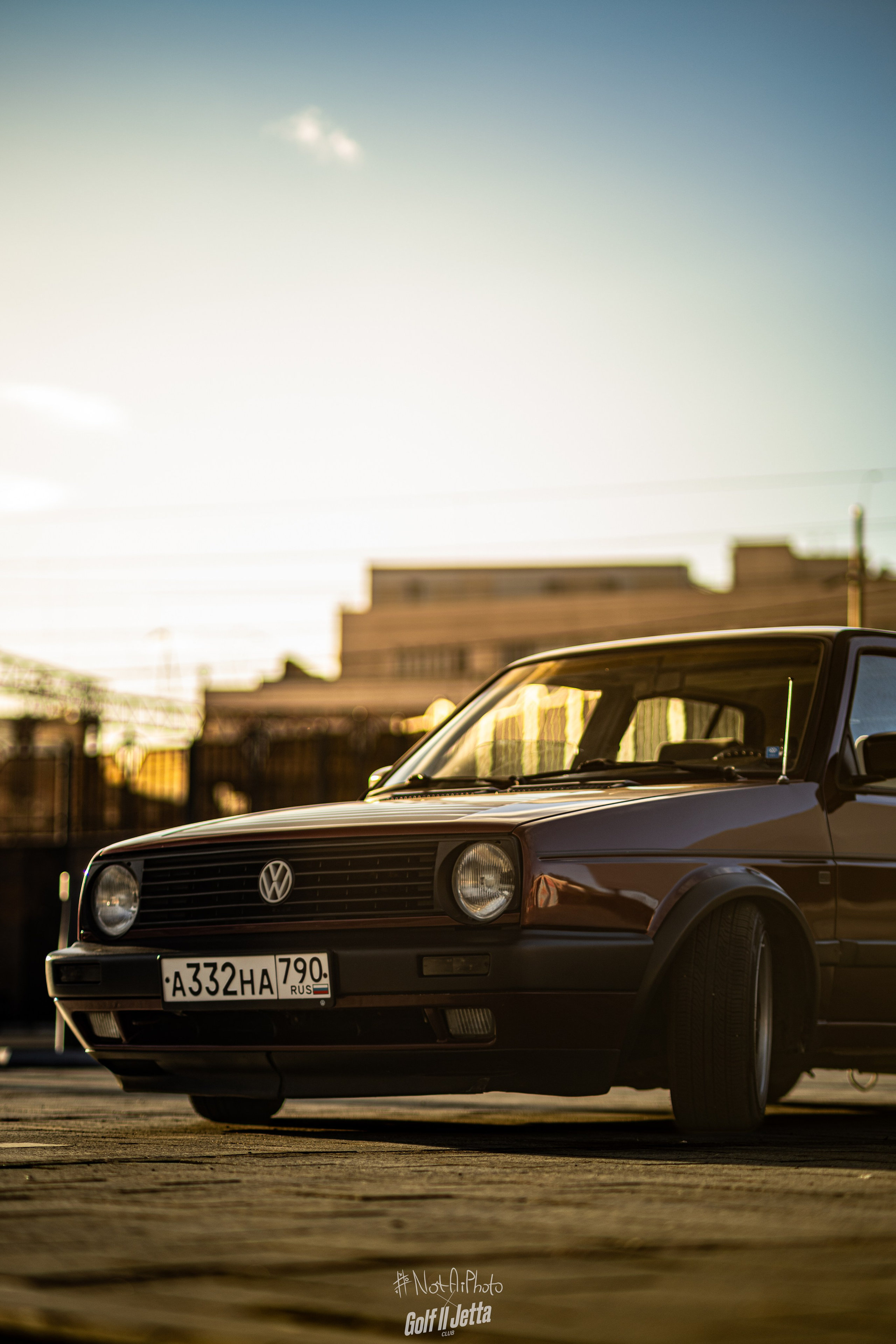 Фотосессия VW Golf 2. #NotAiPhoto — автомобильный фотограф