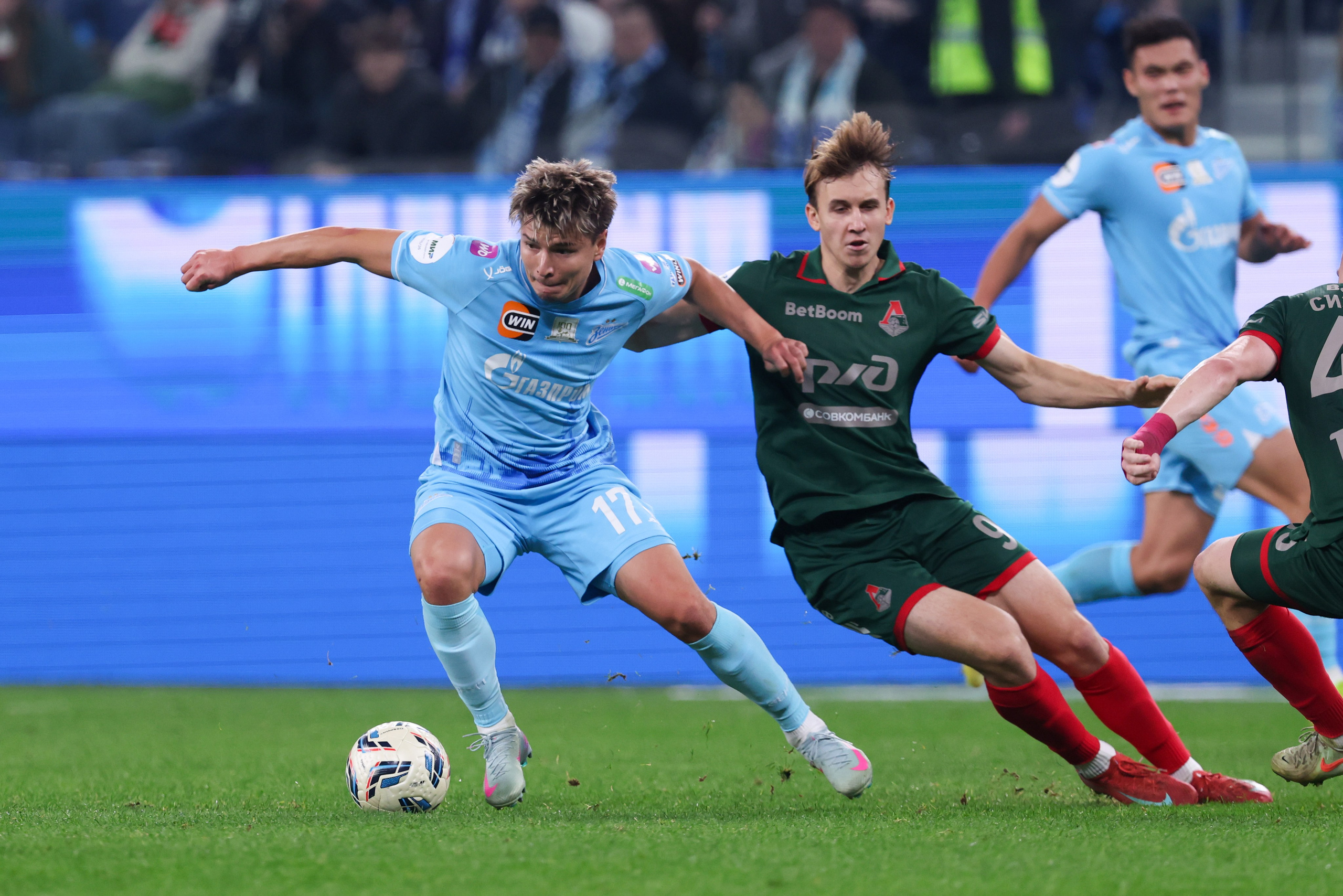 ФК «Зенит» — ФК «Локомотив» 14 тур РПЛ 01.11.2025. Спортивный и репортажный фотограф Антон Тереханов