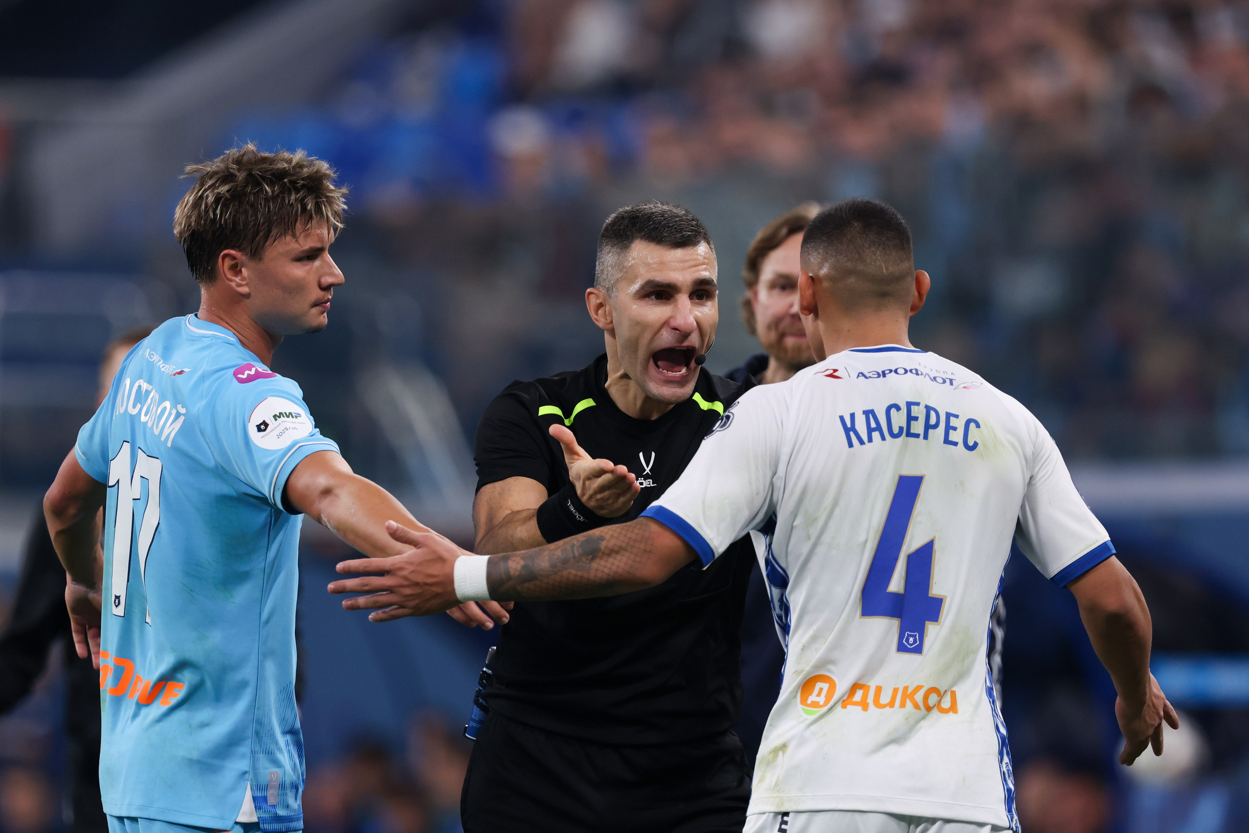 ФК «Зенит» — ФК «Динамо» Москва 26.10.2025. Спортивный и репортажный фотограф Антон Тереханов