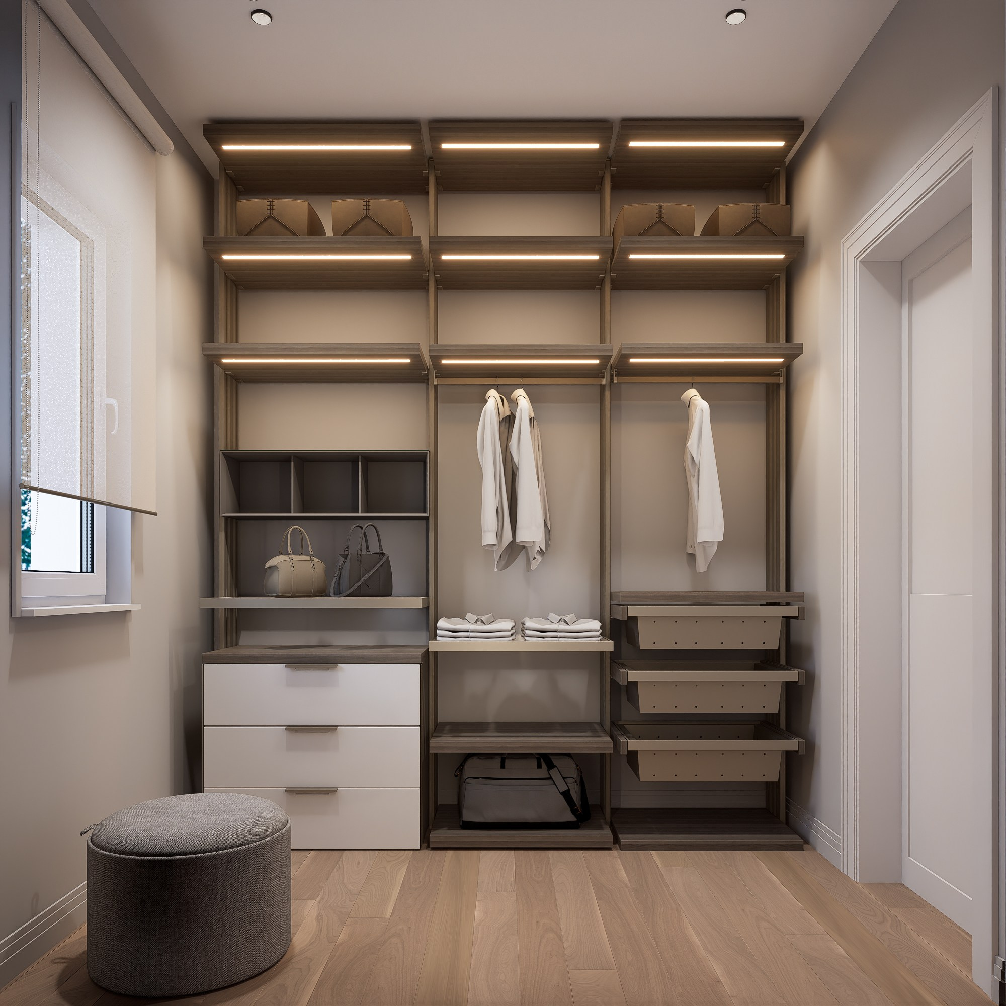 Фьерд 2-х комнатный. Архитектурно-дизайнерское бюро ROOMS