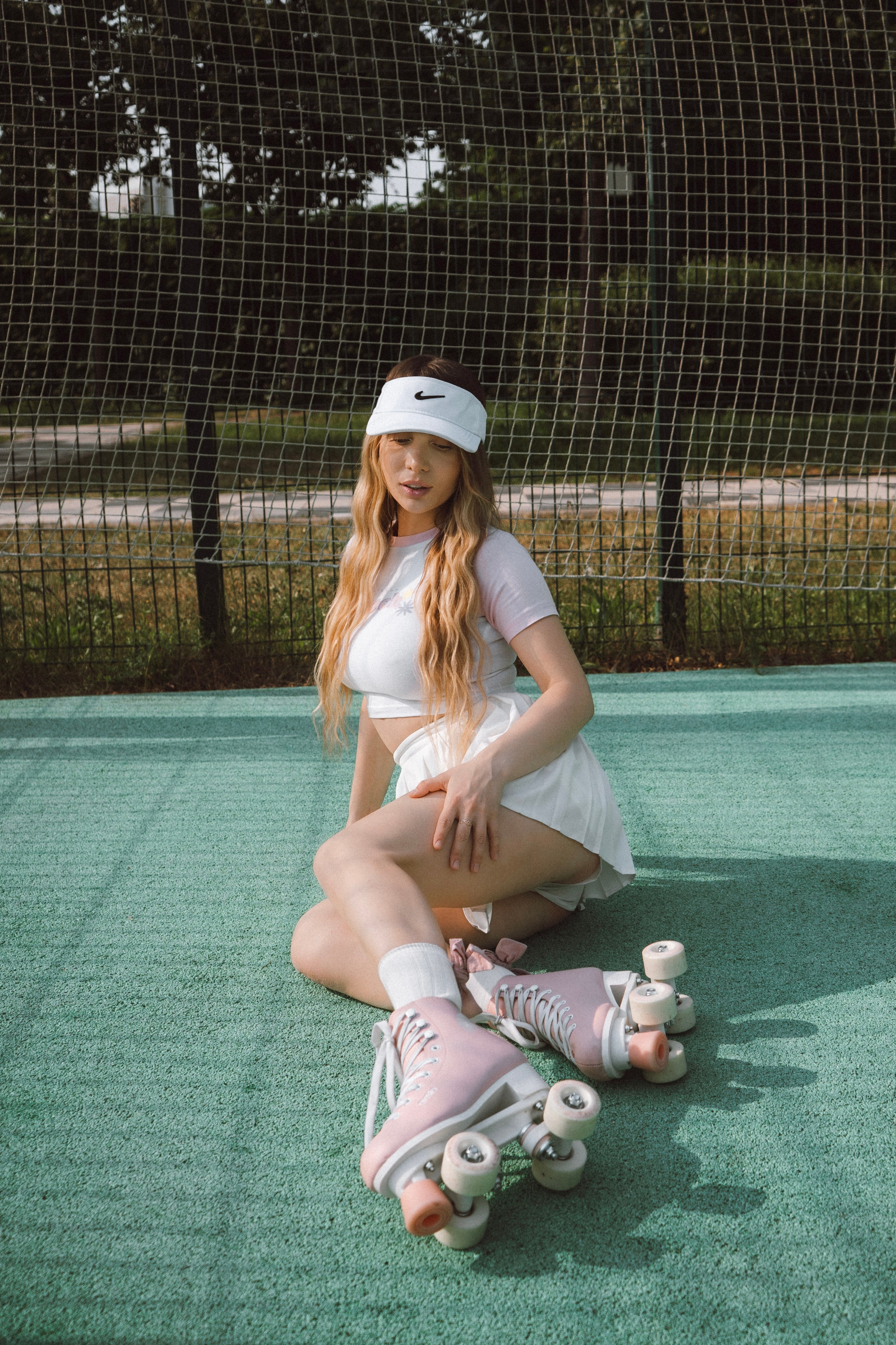 Ретро съемка с роликами — модель Евгения. Фотограф Москва и Видеограф Москва