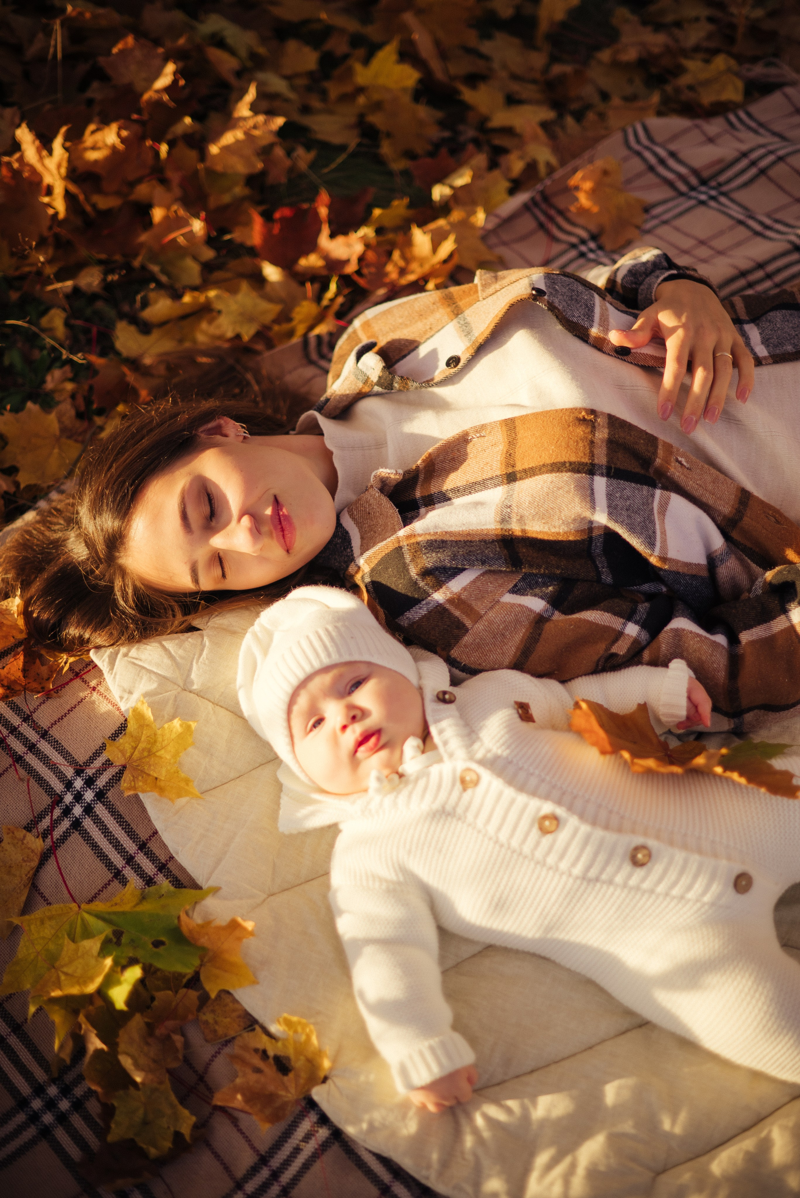 Мамочки осенью. Семейный и детский фотограф в Щелково Алена Дробот