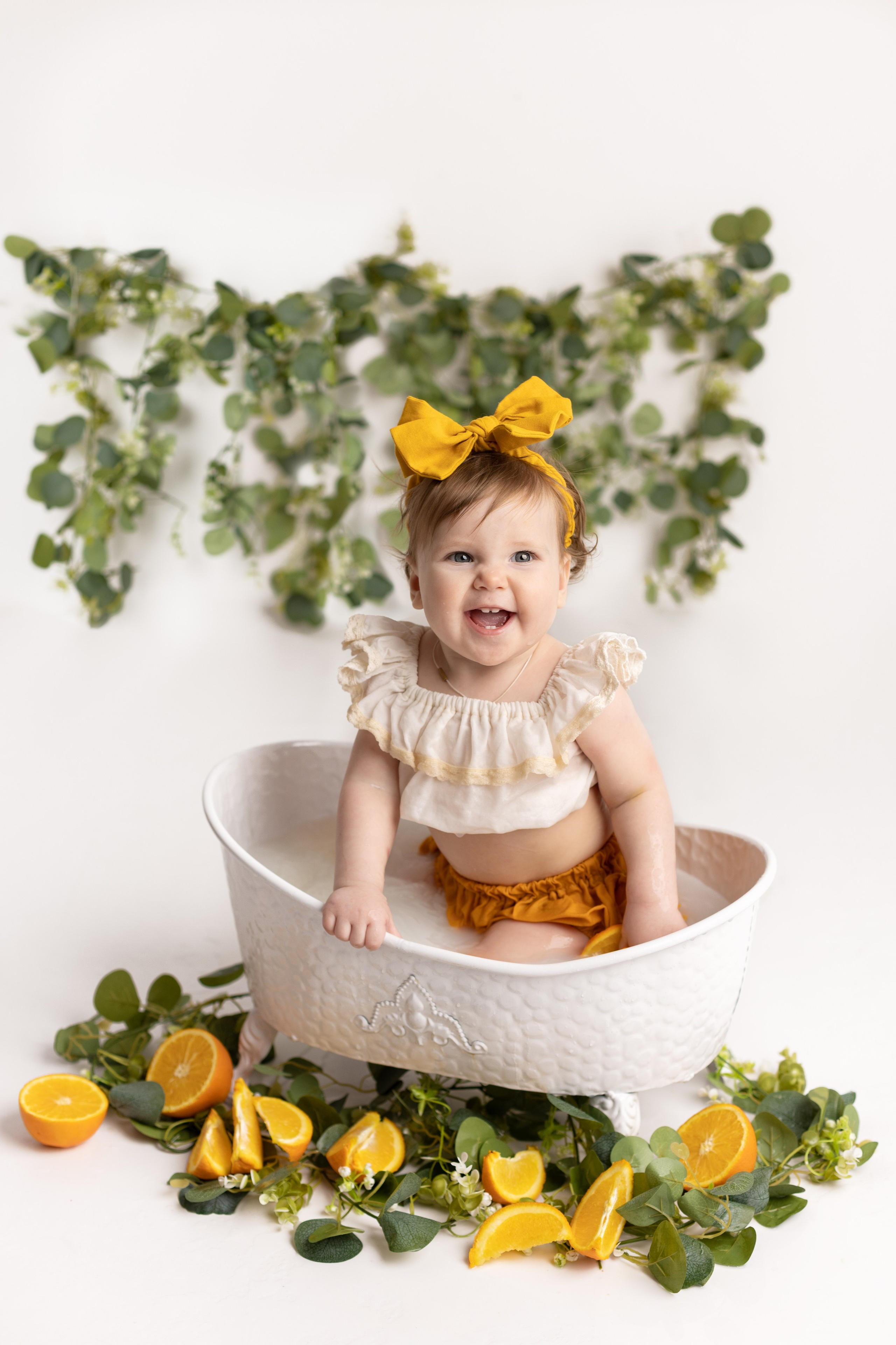 Фотосессия к первому дню рождения. Фотограф новорожденных, детский фотограф в г. Оренбурге Екатерина Козлова