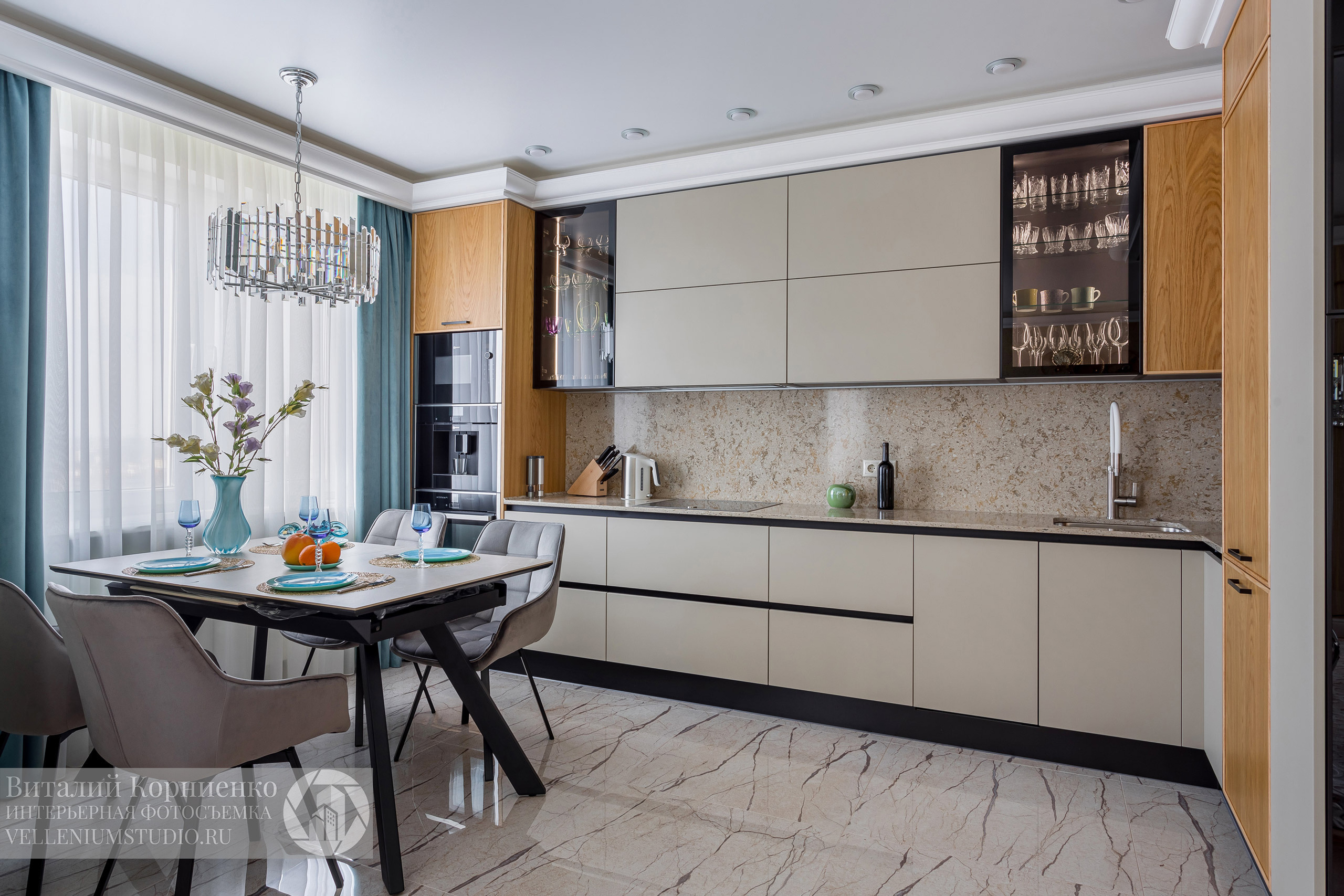 Фотосъемка реализованного дизайн проекта дизайнера интерьера из Анапы. Интерьерный фотограф Краснодар: профессионально по доступным ценам