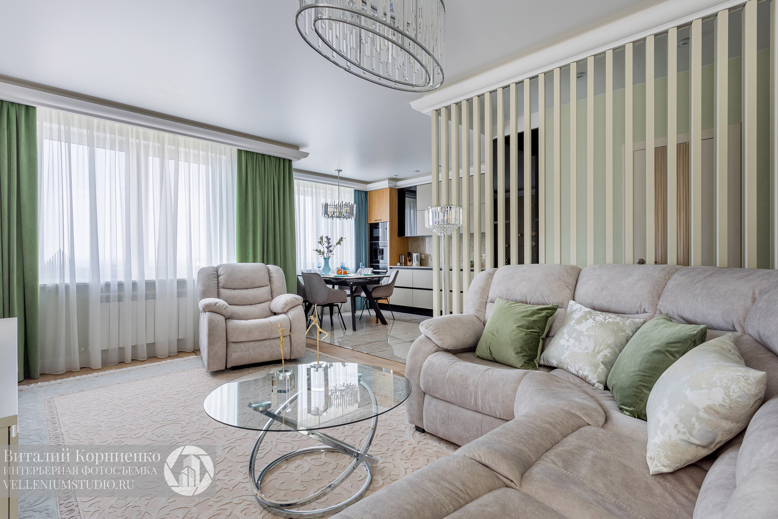 Фотосъемка реализованного дизайн проекта дизайнера интерьера из Анапы. Интерьерный фотограф Краснодар: профессионально по доступным ценам