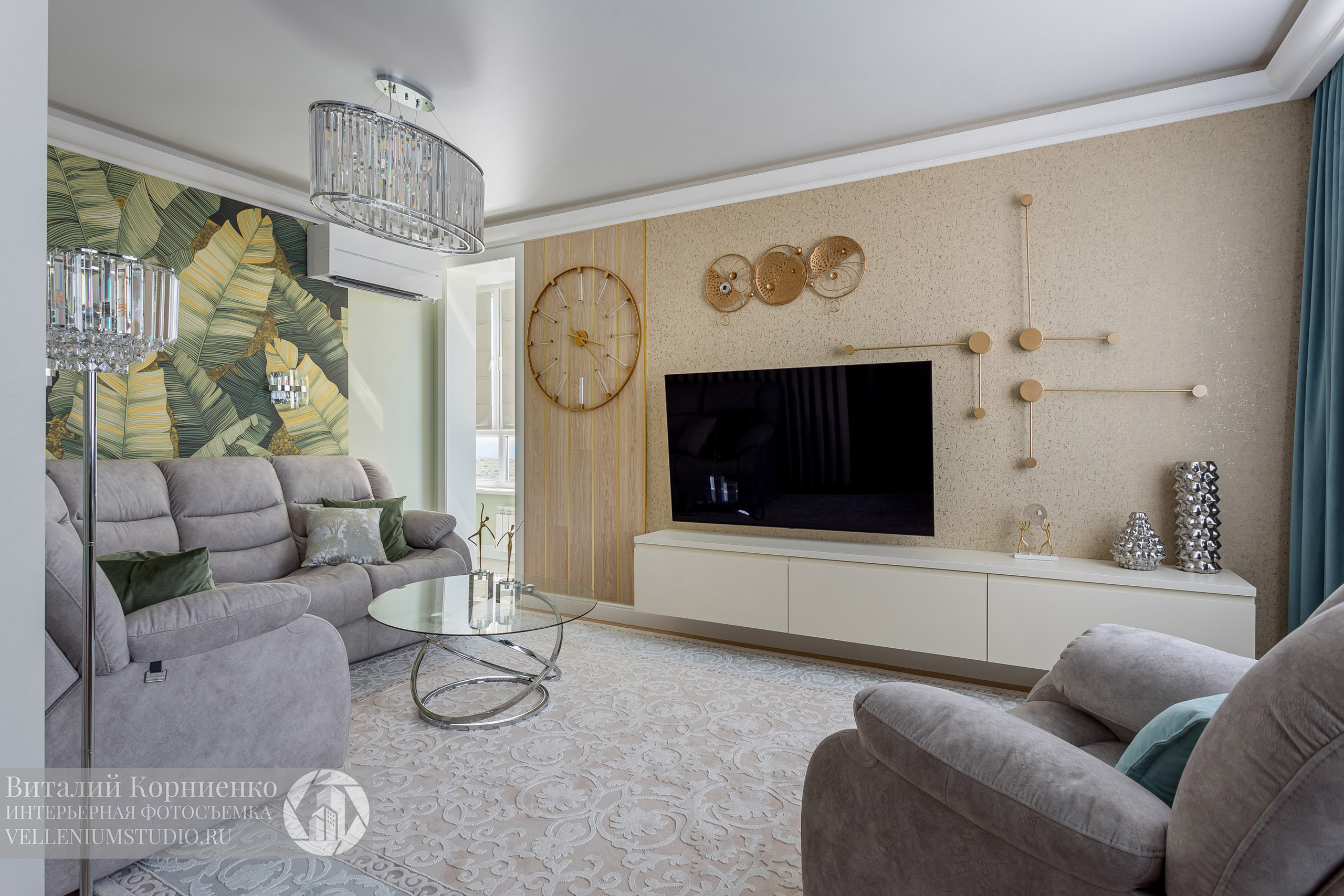 Фотосъемка реализованного дизайн проекта дизайнера интерьера из Анапы. Интерьерный фотограф Краснодар: профессионально по доступным ценам