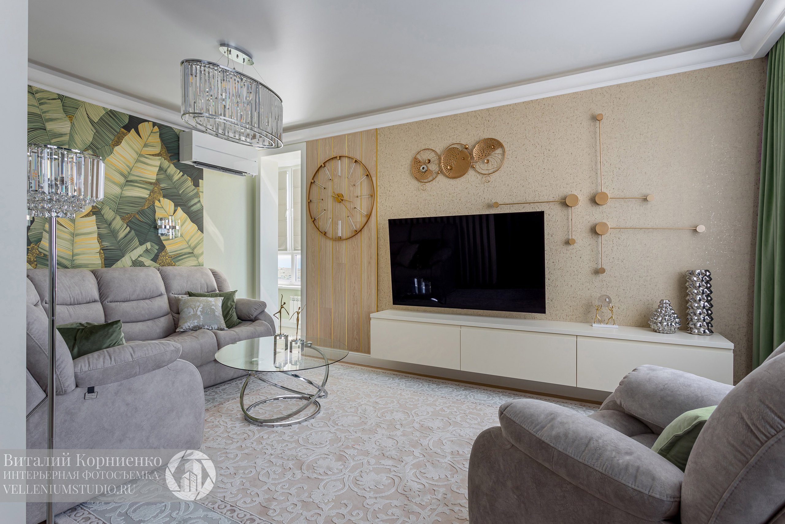 Фотосъемка реализованного дизайн проекта дизайнера интерьера из Анапы. Интерьерный фотограф Краснодар: профессионально по доступным ценам