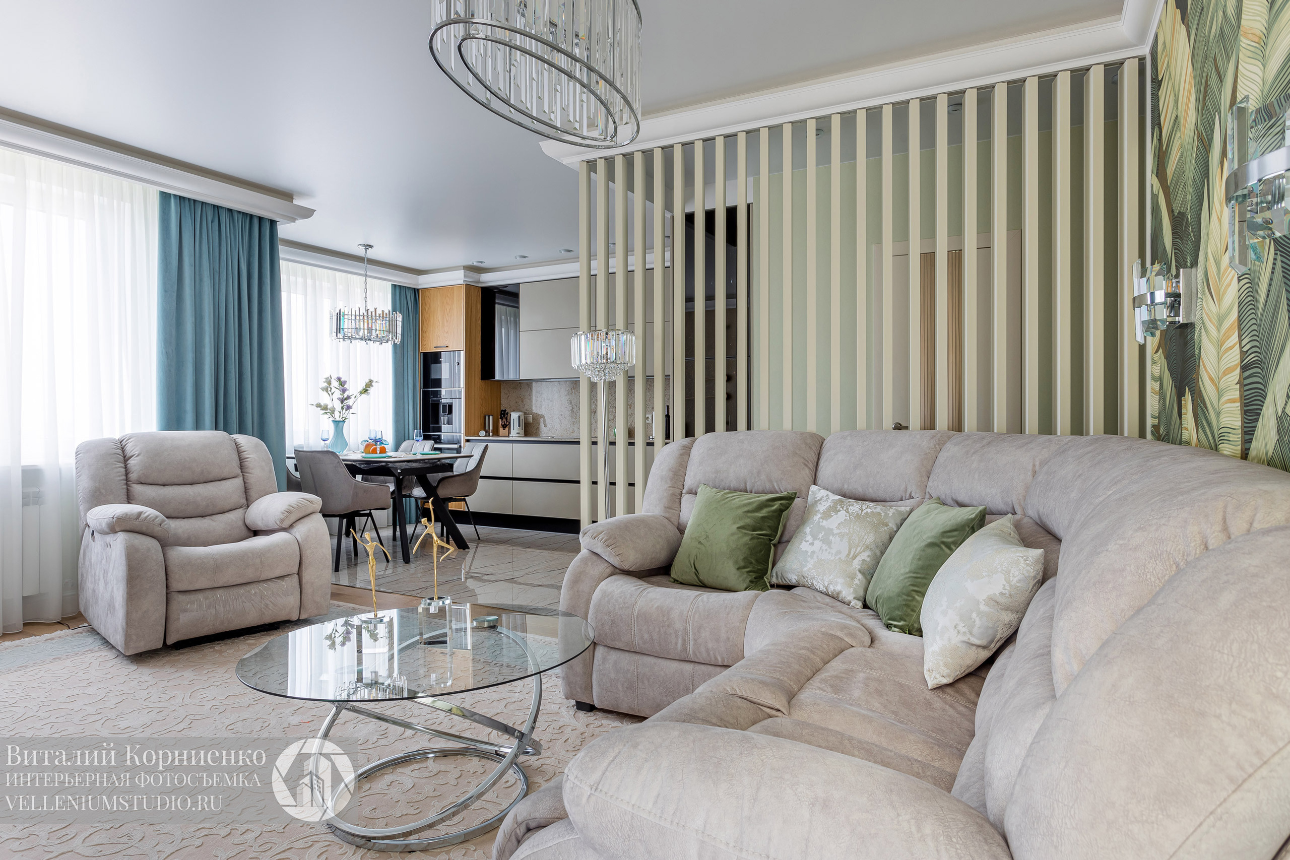 Фотосъемка реализованного дизайн проекта дизайнера интерьера из Анапы. Интерьерный фотограф Краснодар: профессионально по доступным ценам