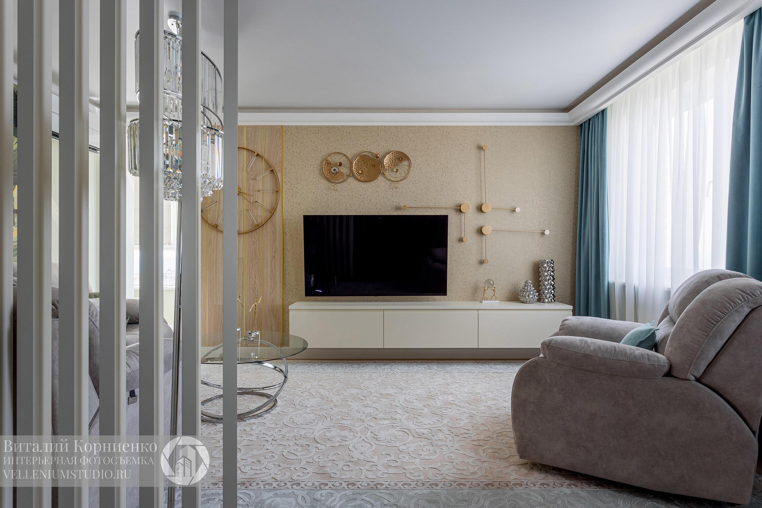 Фотосъемка реализованного дизайн проекта дизайнера интерьера из Анапы. Интерьерный фотограф Краснодар: профессионально по доступным ценам