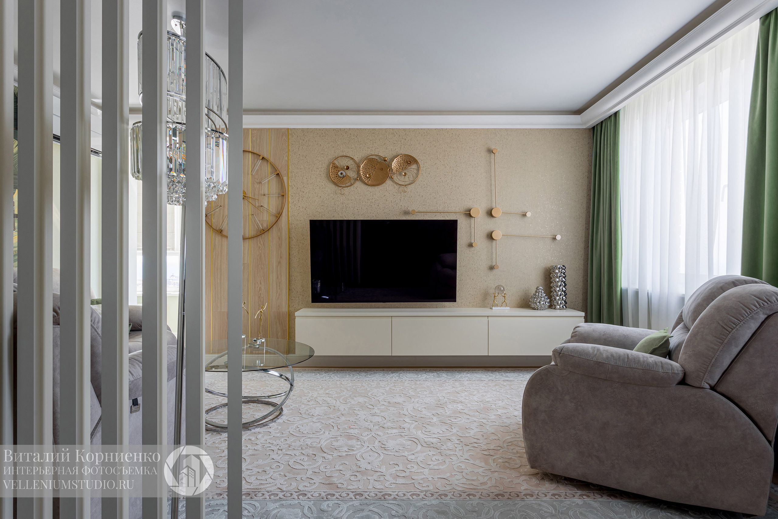 Фотосъемка реализованного дизайн проекта дизайнера интерьера из Анапы. Интерьерный фотограф Краснодар: профессионально по доступным ценам