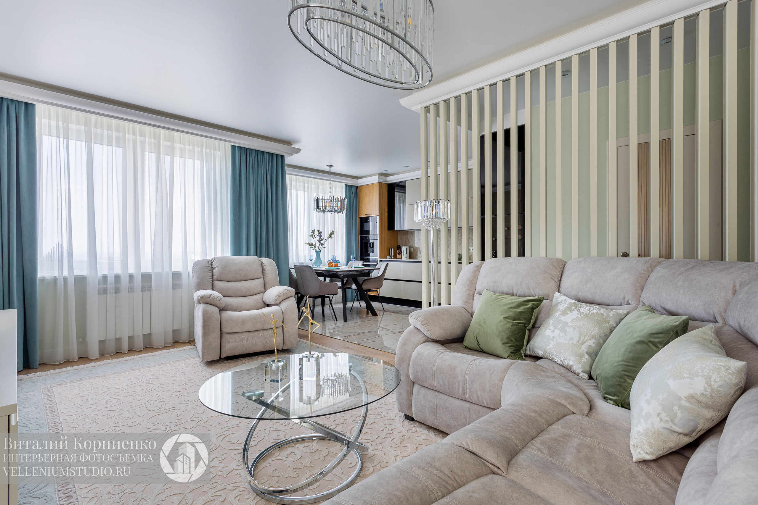 Фотосъемка реализованного дизайн проекта дизайнера интерьера из Анапы. Интерьерный фотограф Краснодар: профессионально по доступным ценам