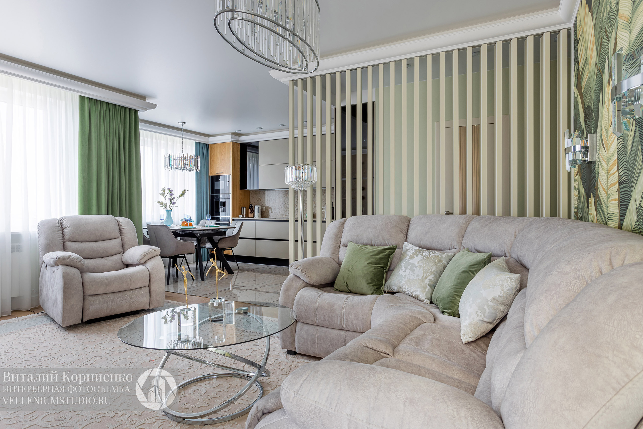 Фотосъемка реализованного дизайн проекта дизайнера интерьера из Анапы. Интерьерный фотограф Краснодар: профессионально по доступным ценам