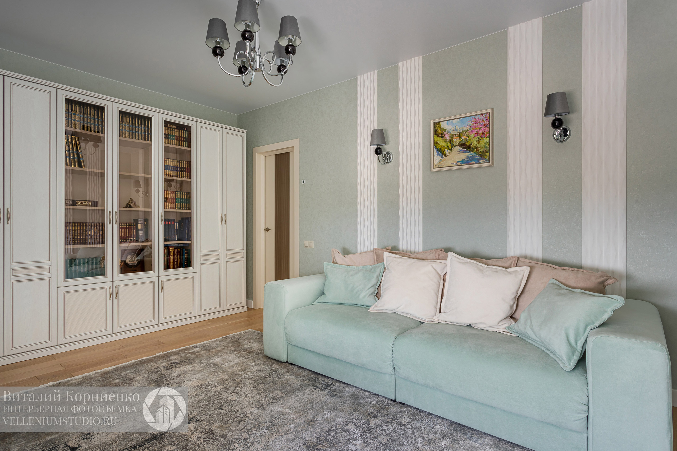 Фотосъемка реализованного дизайн проекта дизайнера интерьера из Анапы. Интерьерный фотограф Краснодар: профессионально по доступным ценам