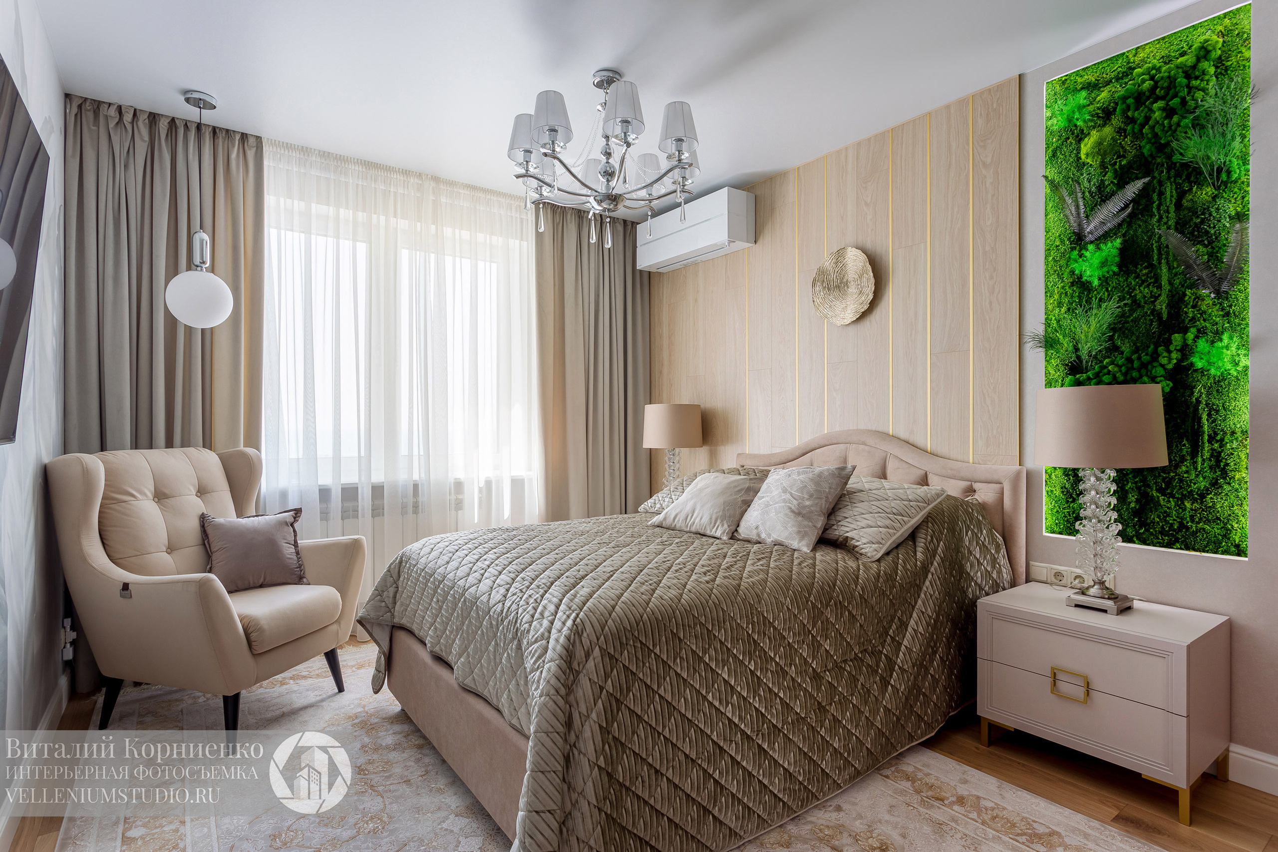 Фотосъемка реализованного дизайн проекта дизайнера интерьера из Анапы. Интерьерный фотограф Краснодар: профессионально по доступным ценам