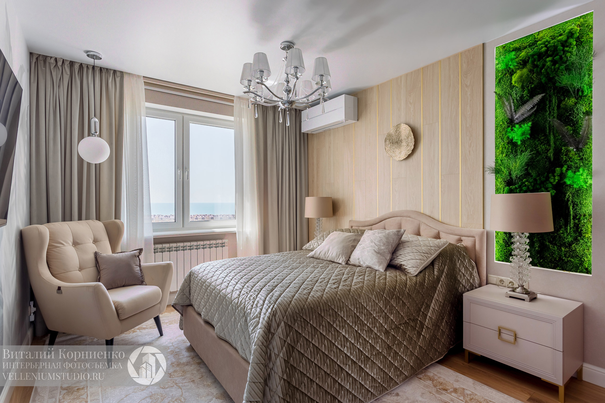 Фотосъемка реализованного дизайн проекта дизайнера интерьера из Анапы. Интерьерный фотограф Краснодар: профессионально по доступным ценам