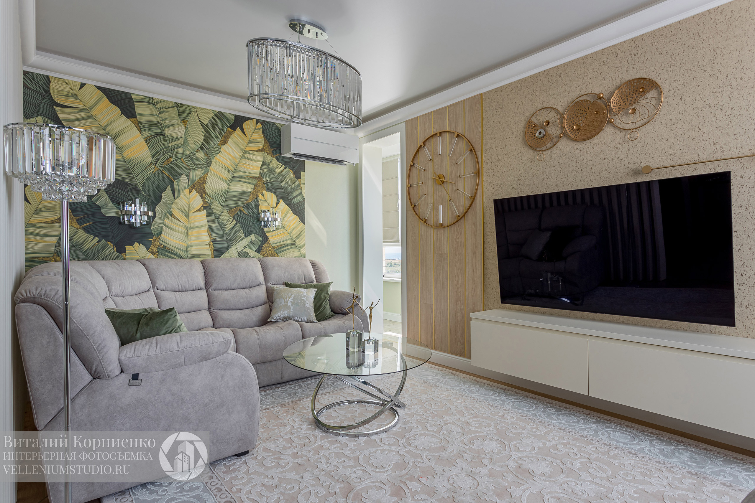 Фотосъемка реализованного дизайн проекта дизайнера интерьера из Анапы. Интерьерный фотограф Краснодар: профессионально по доступным ценам