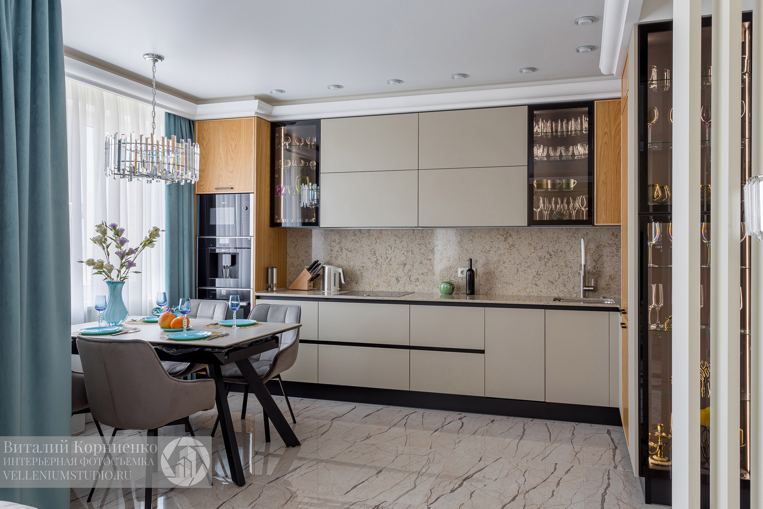 Фотосъемка реализованного дизайн проекта дизайнера интерьера из Анапы. Интерьерный фотограф Краснодар: профессионально по доступным ценам