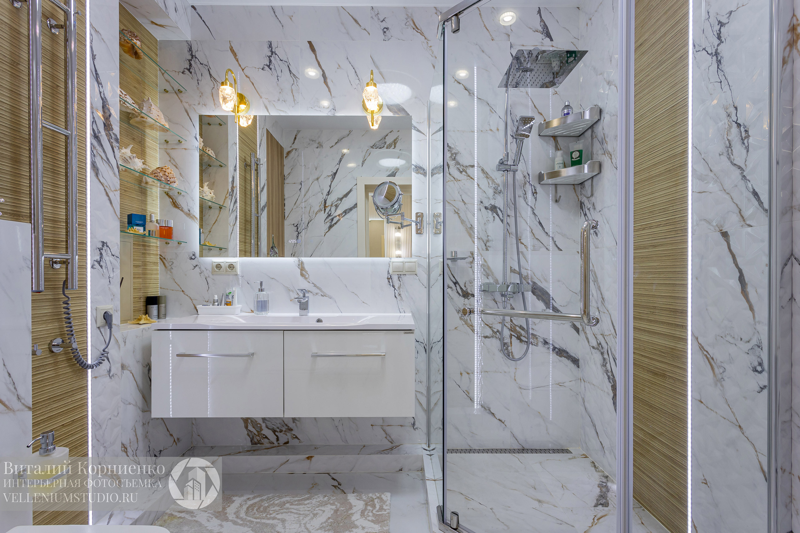 Фотосъемка реализованного дизайн проекта дизайнера интерьера из Анапы. Интерьерный фотограф Краснодар: профессионально по доступным ценам