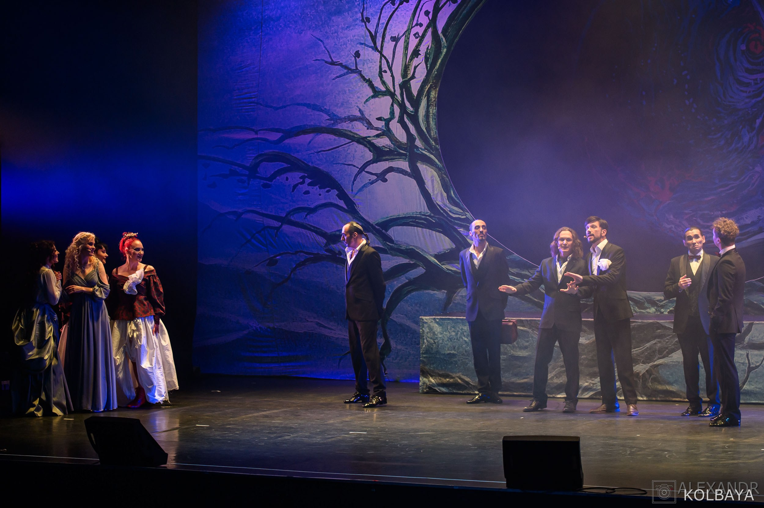 Мюзикл Дракула. Концертный и театральный репортажный фотограф в Москве Александр Колбая