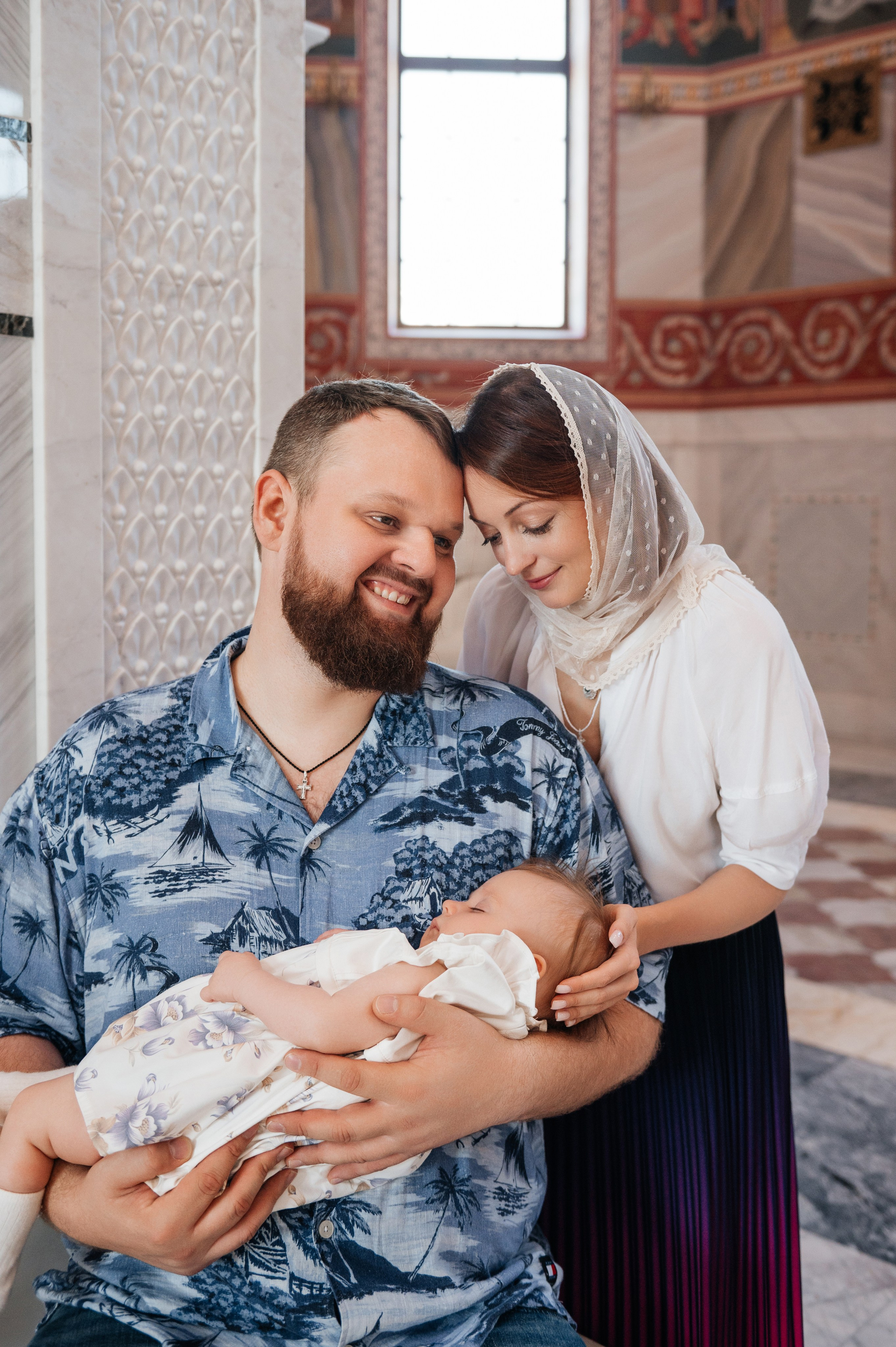 Крещение Ксении. Александро-Невский собор. Свадебный и семейный фотограф в Волгограде Семисотнова Камилла