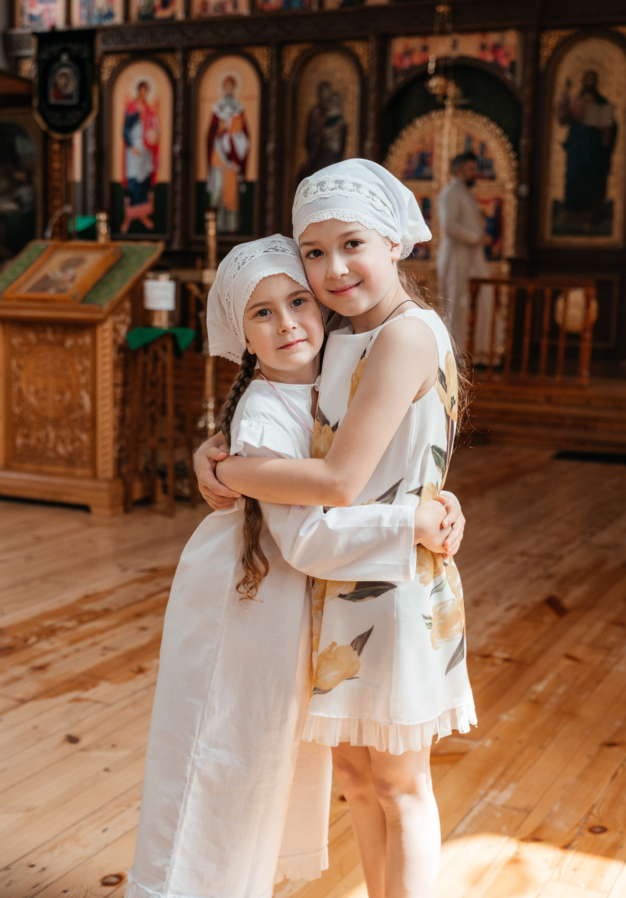 Крещение Киры. Храм Святителя Николая Чудотворца. Краснослободск. Свадебный и семейный фотограф в Волгограде Семисотнова Камилла