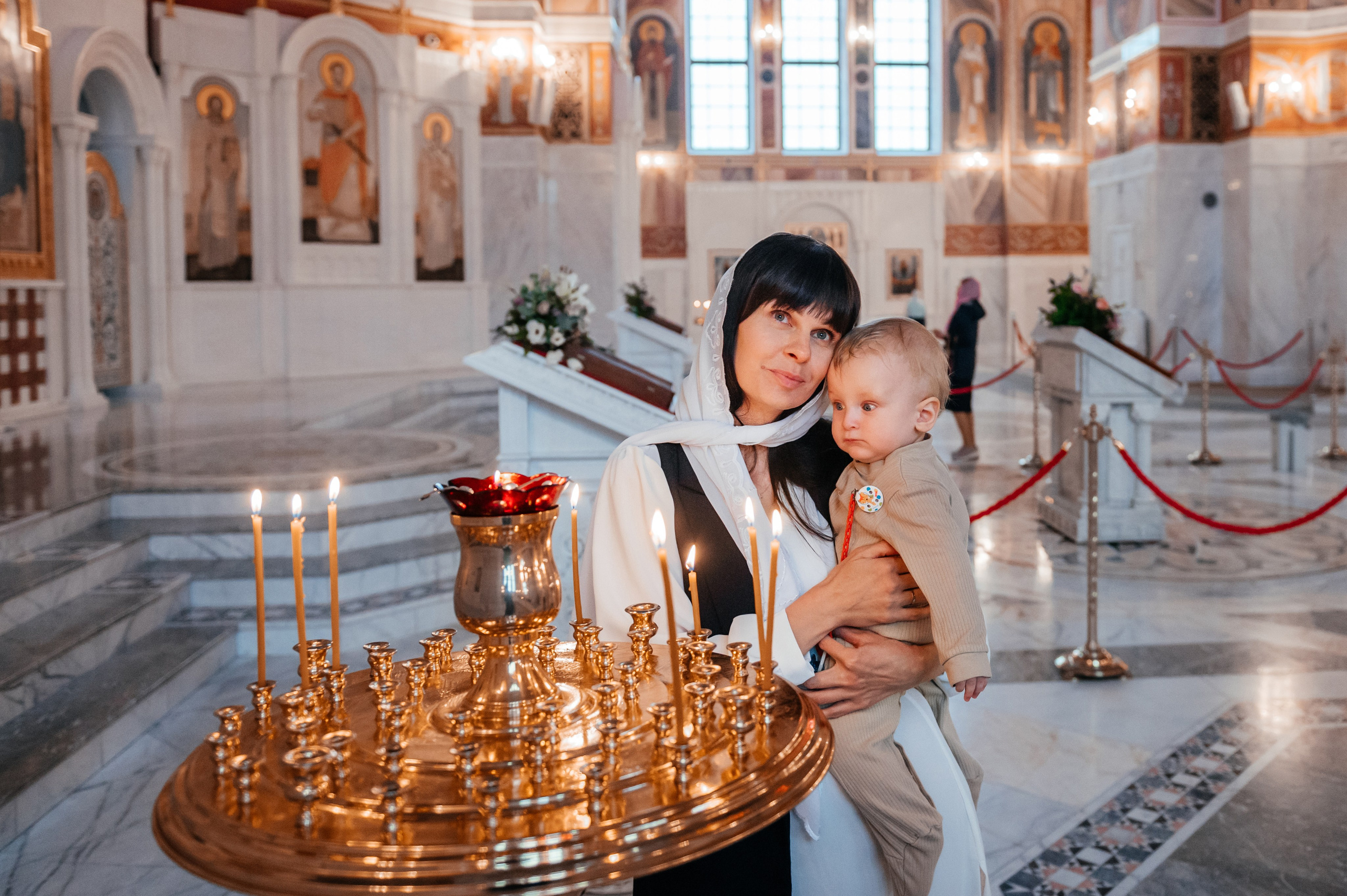 Крещение Никиты. Александро- Невский Собор. Свадебный и семейный фотограф в Волгограде Семисотнова Камилла